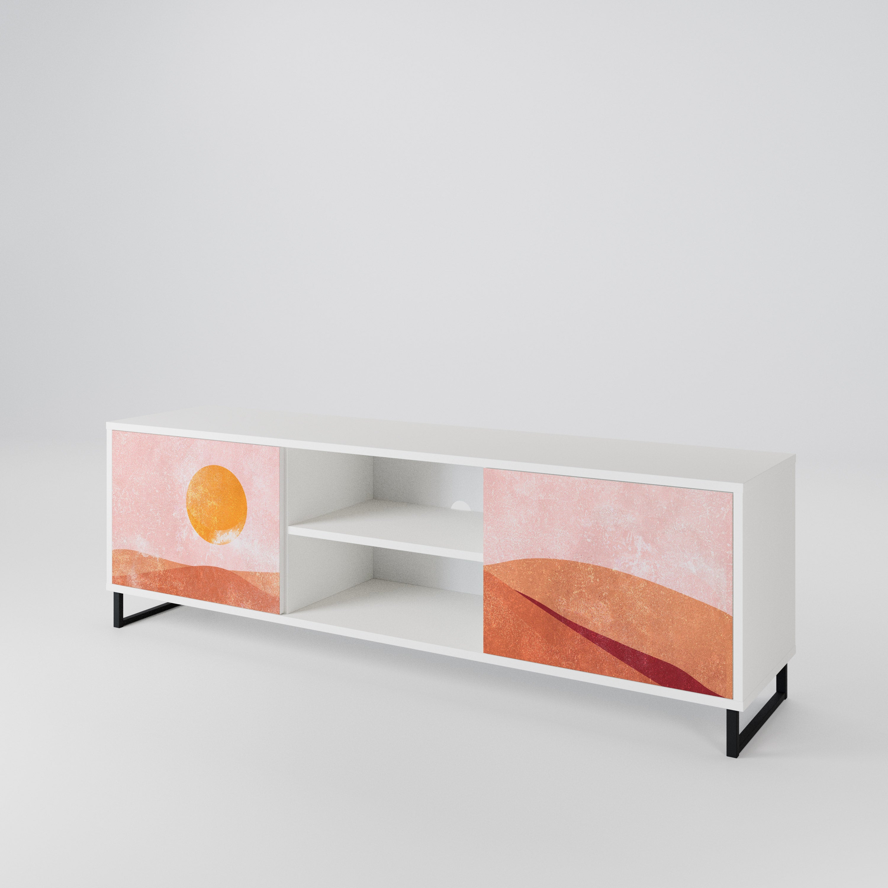 LUMINOUS SUNLIGHT 2-Door TV Cabinet