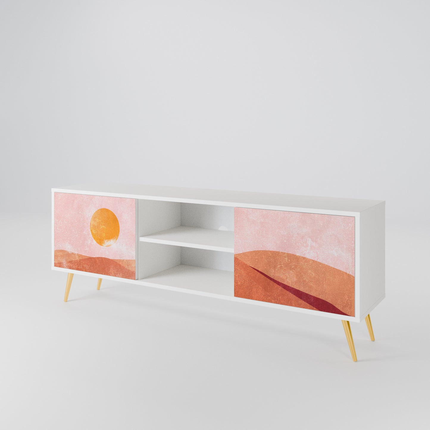 LUMINOUS SUNLIGHT 2-Door TV Cabinet