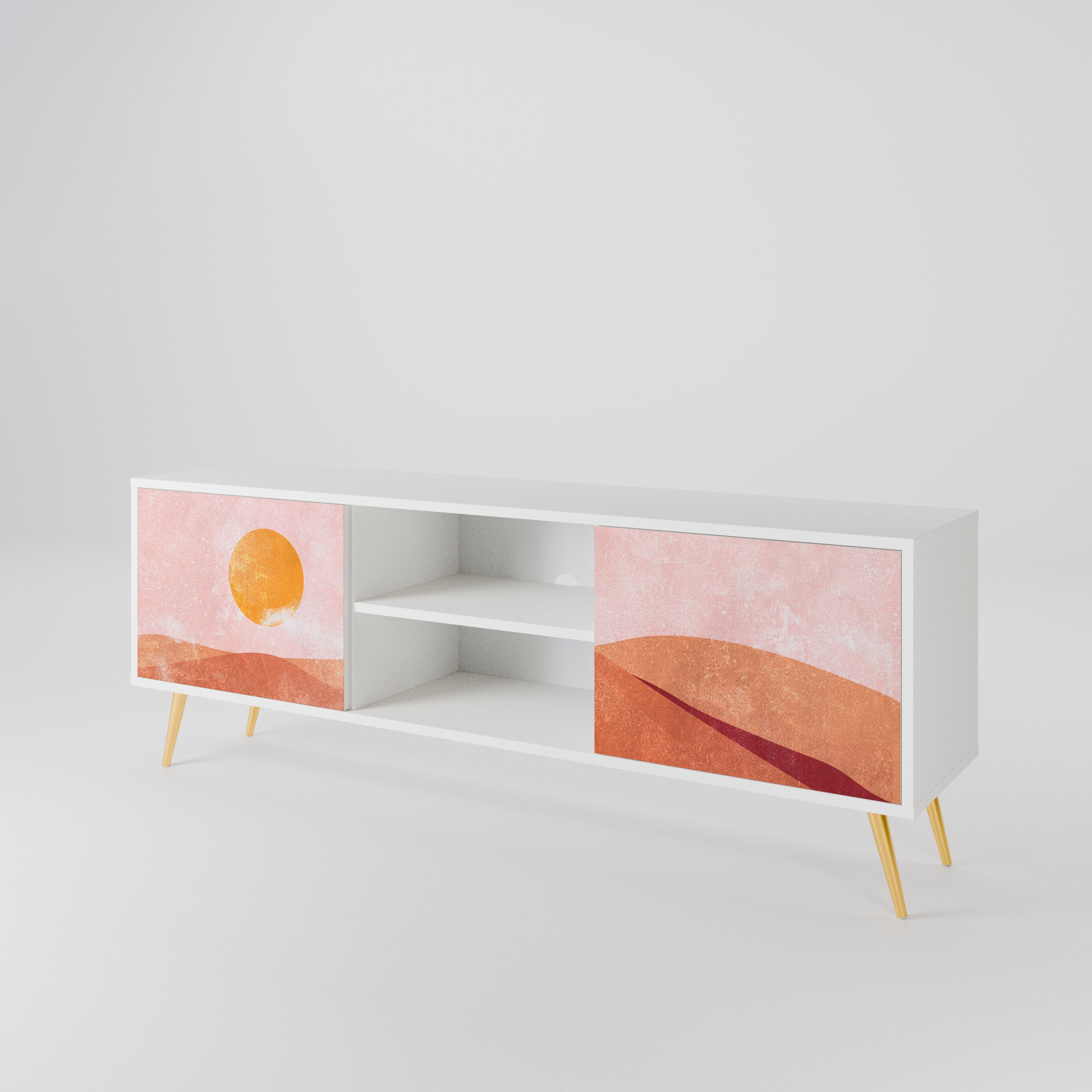 LUMINOUS SUNLIGHT 2-Door TV Cabinet