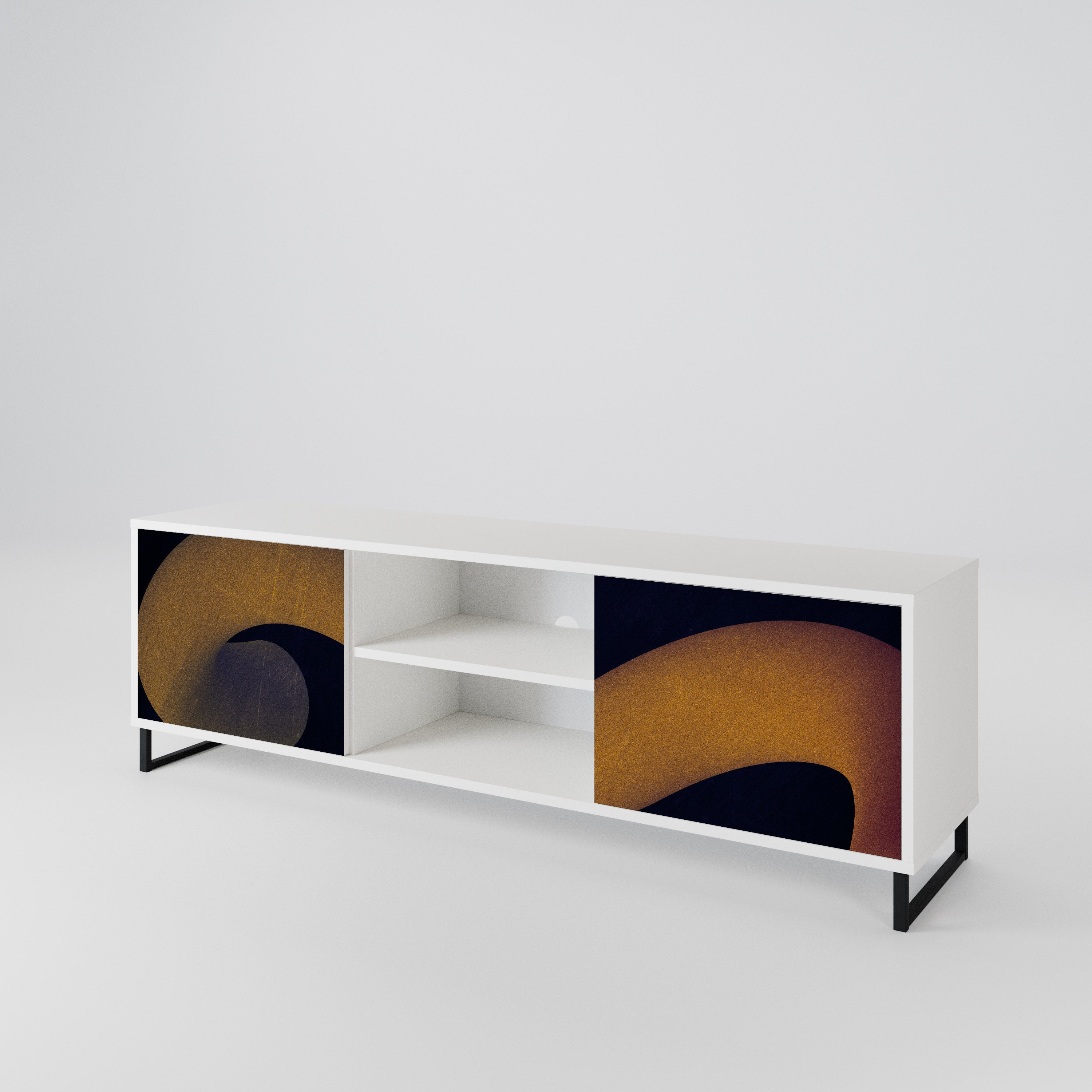 HOLLOW TIME 2-Door TV Cabinet