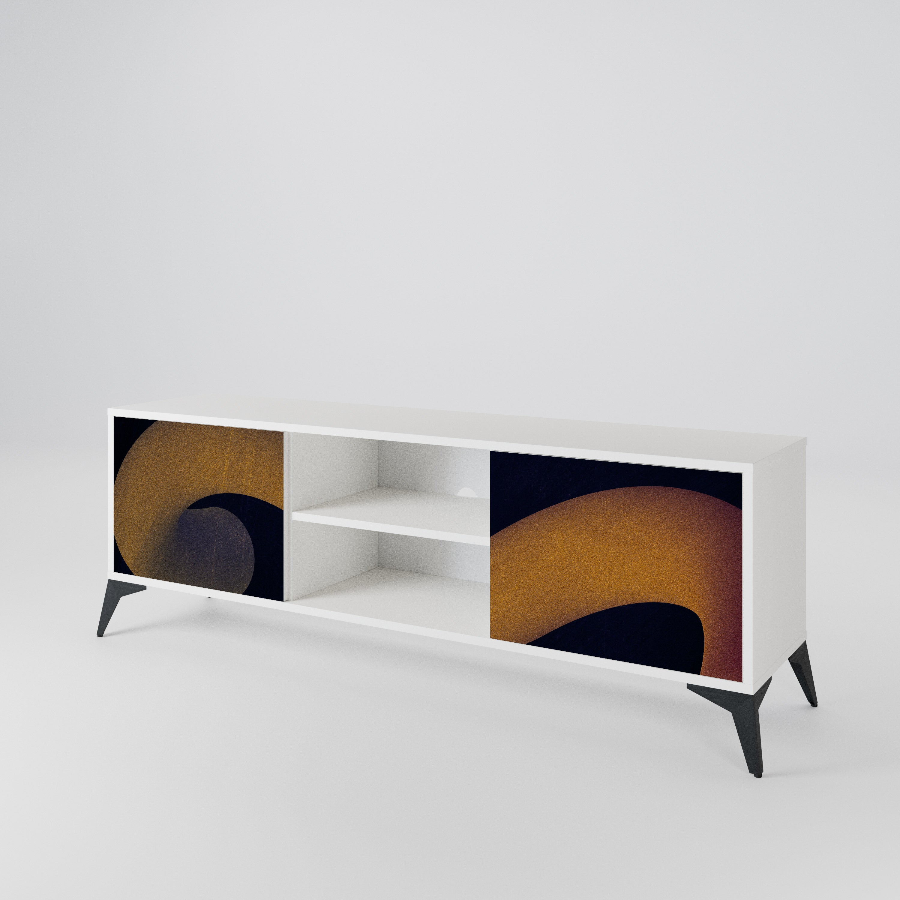 HOLLOW TIME 2-Door TV Cabinet