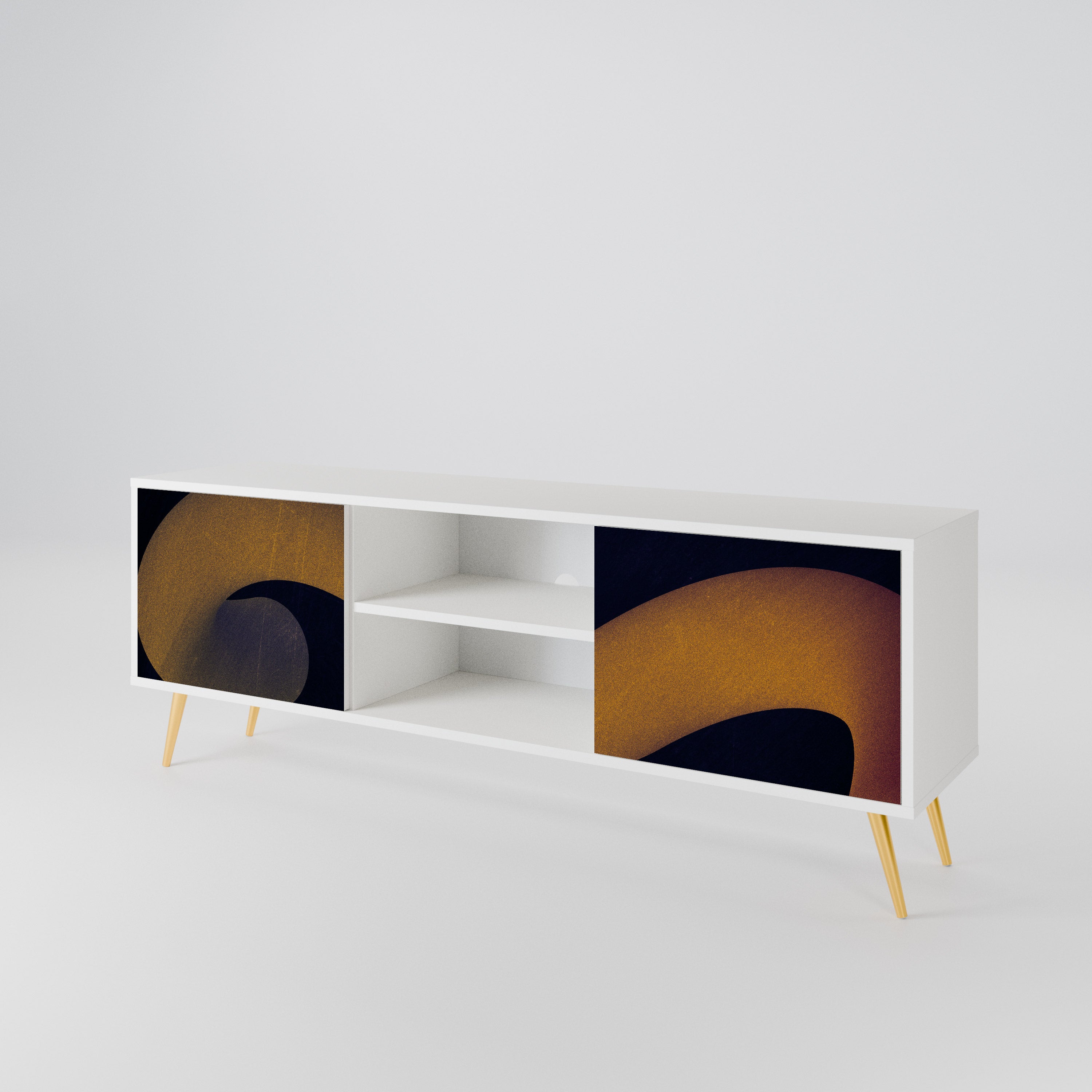 HOLLOW TIME 2-Door TV Cabinet