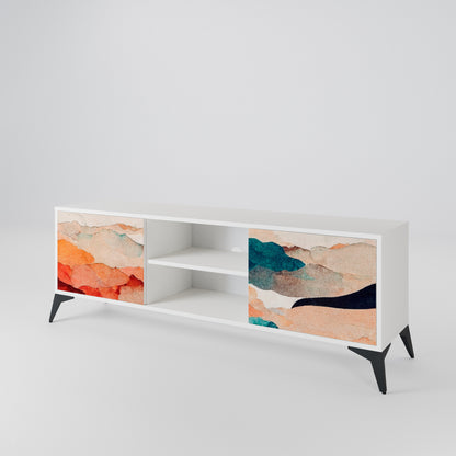 ABSTRACT LANDSCAPE 2-Door TV Cabinet