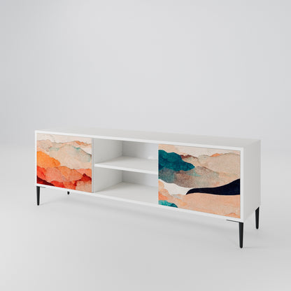 ABSTRACT LANDSCAPE 2-Door TV Cabinet