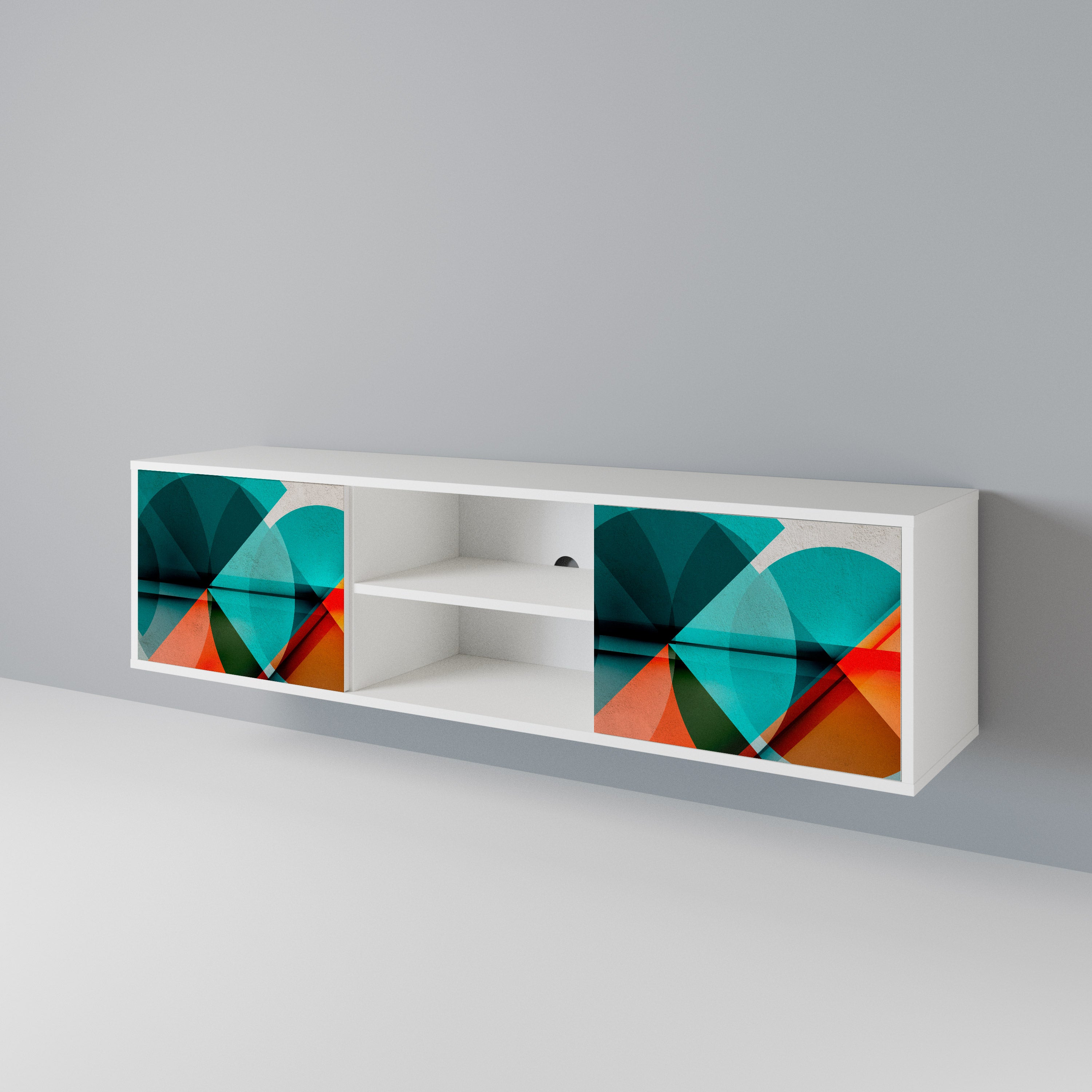 CIRCULAR RHAPSODY 2-Door TV Cabinet