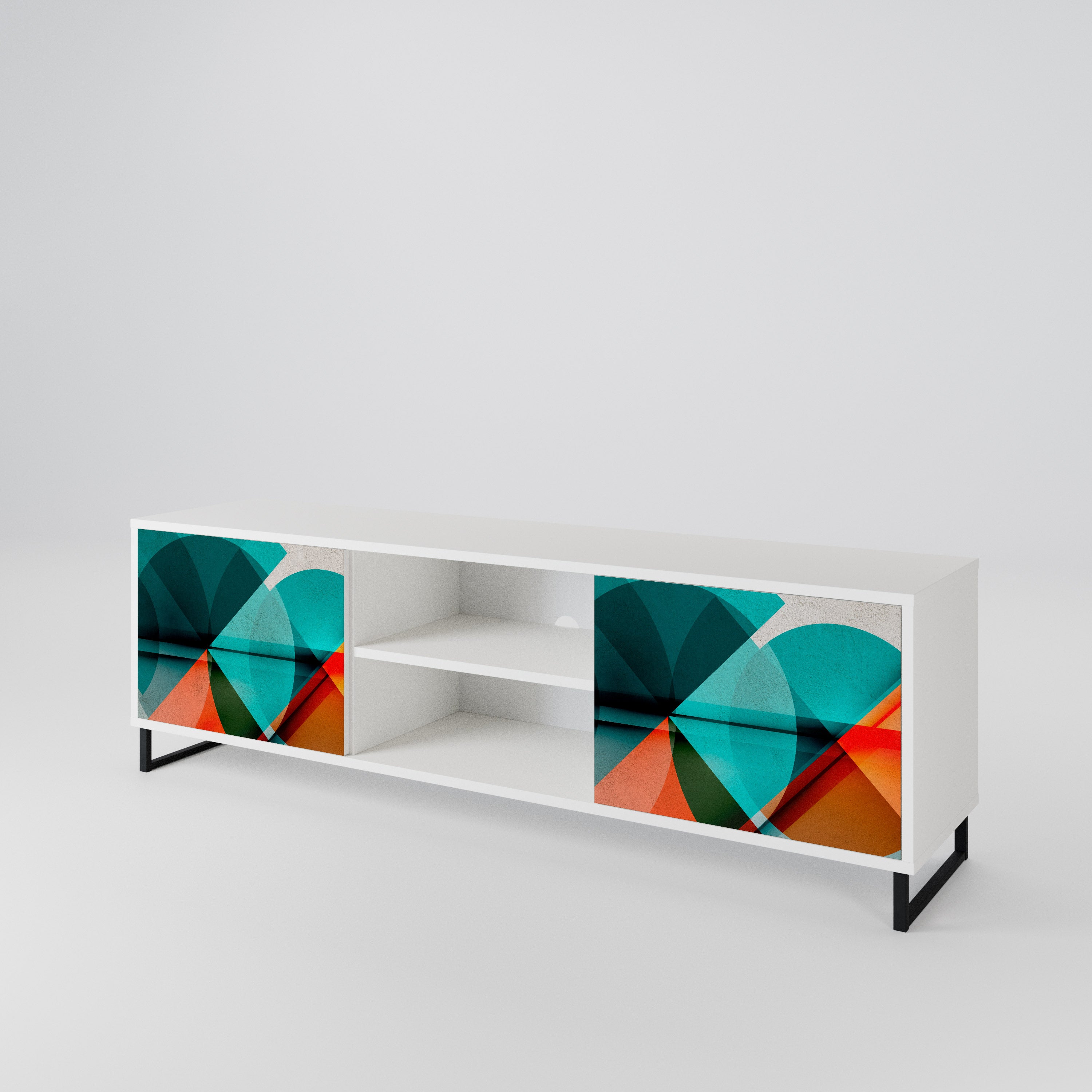 CIRCULAR RHAPSODY 2-Door TV Cabinet