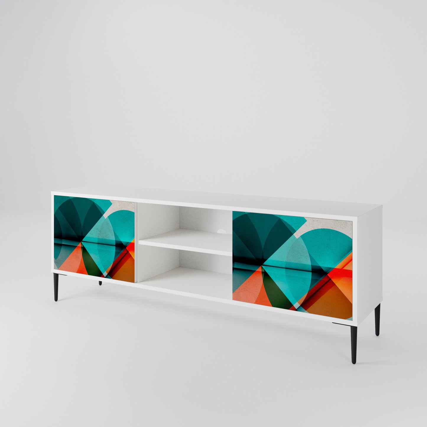 CIRCULAR RHAPSODY 2-Door TV Cabinet