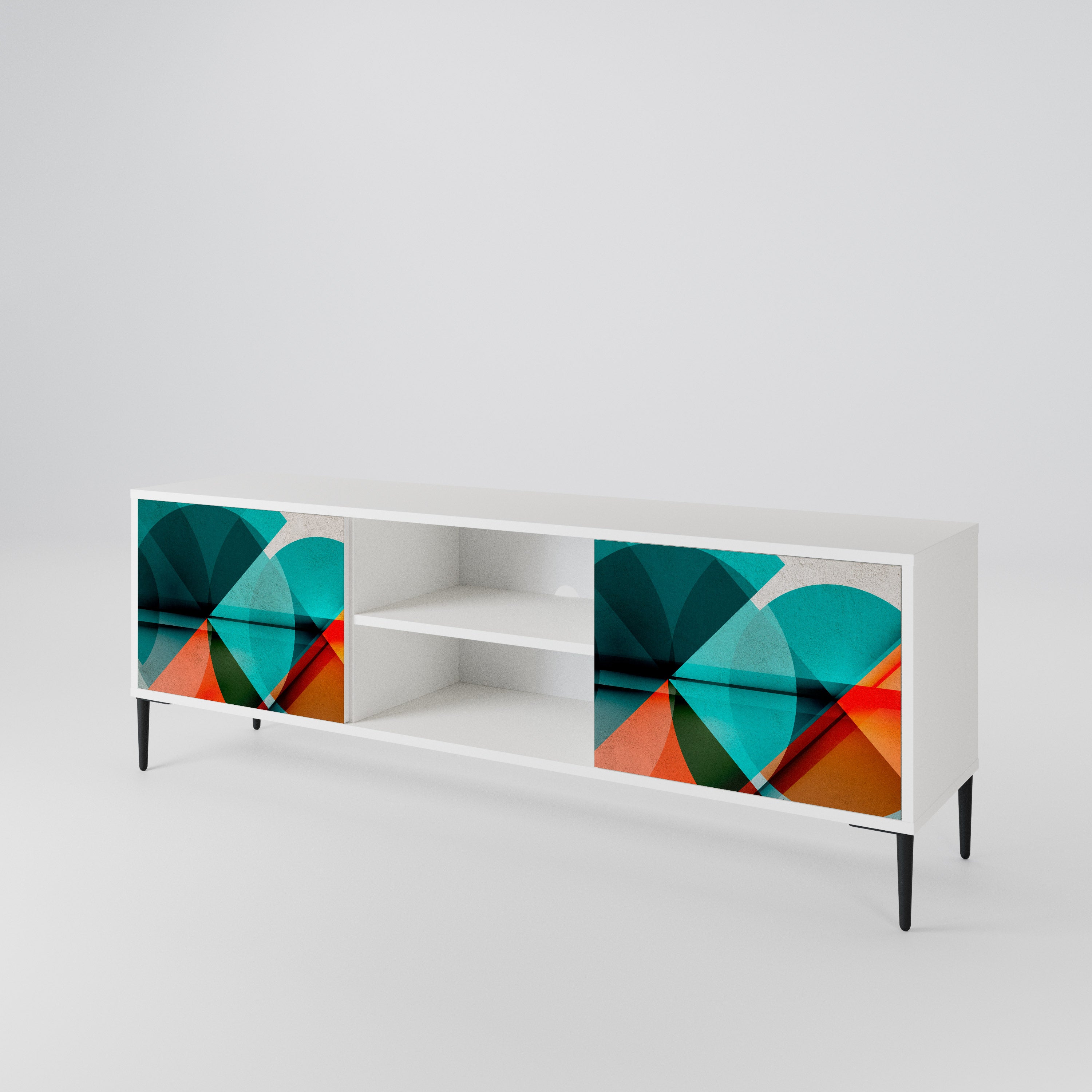 CIRCULAR RHAPSODY 2-Door TV Cabinet