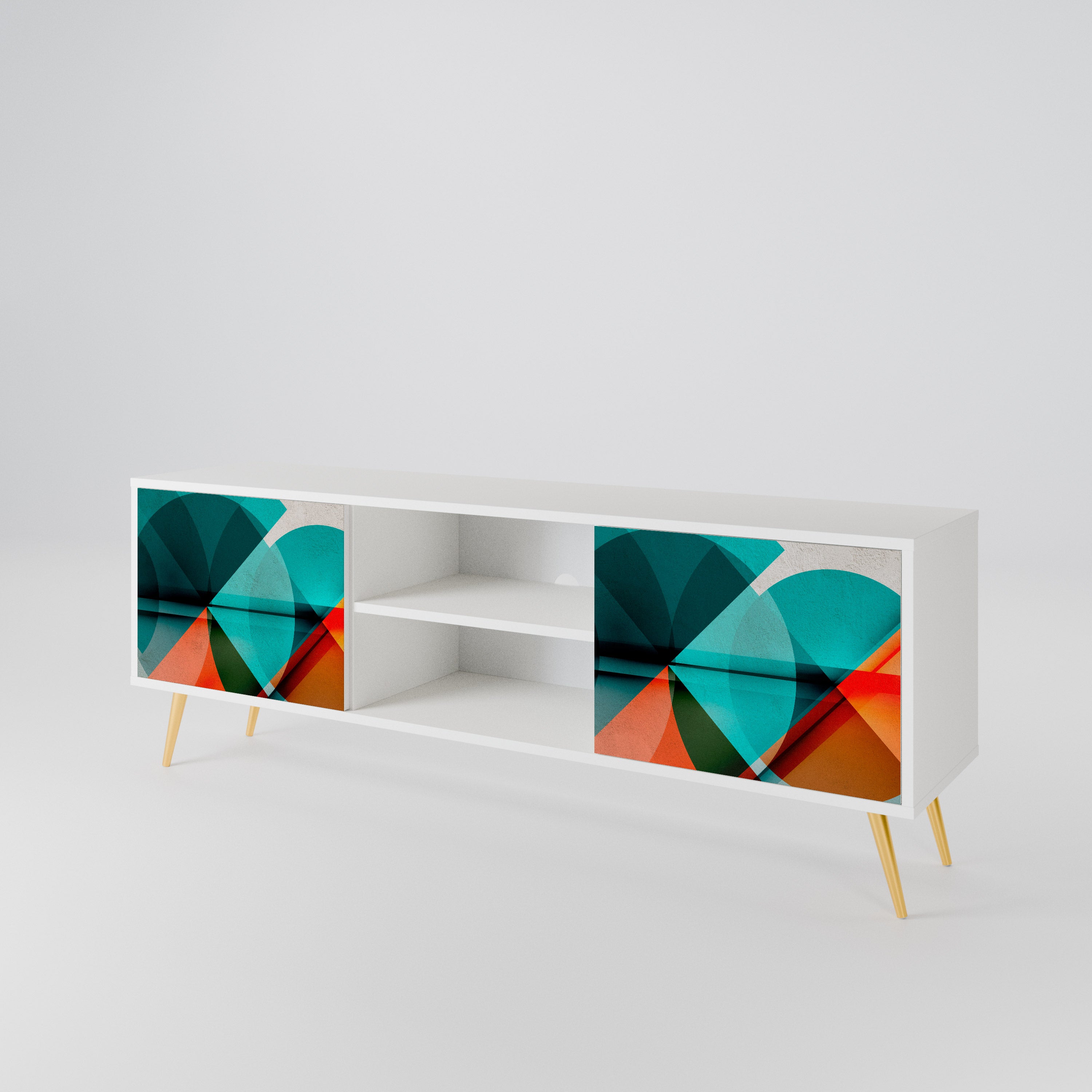 CIRCULAR RHAPSODY 2-Door TV Cabinet