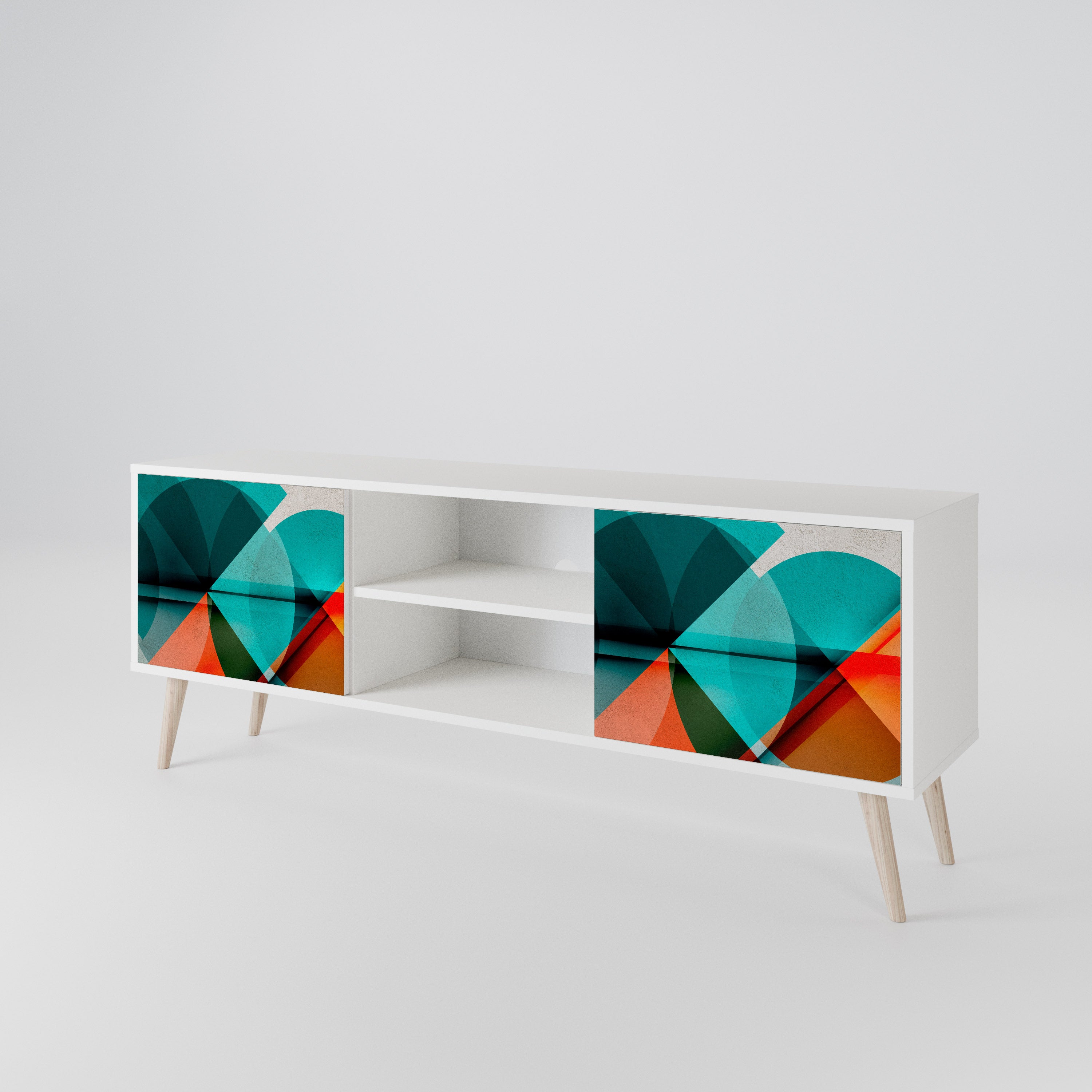 CIRCULAR RHAPSODY 2-Door TV Cabinet