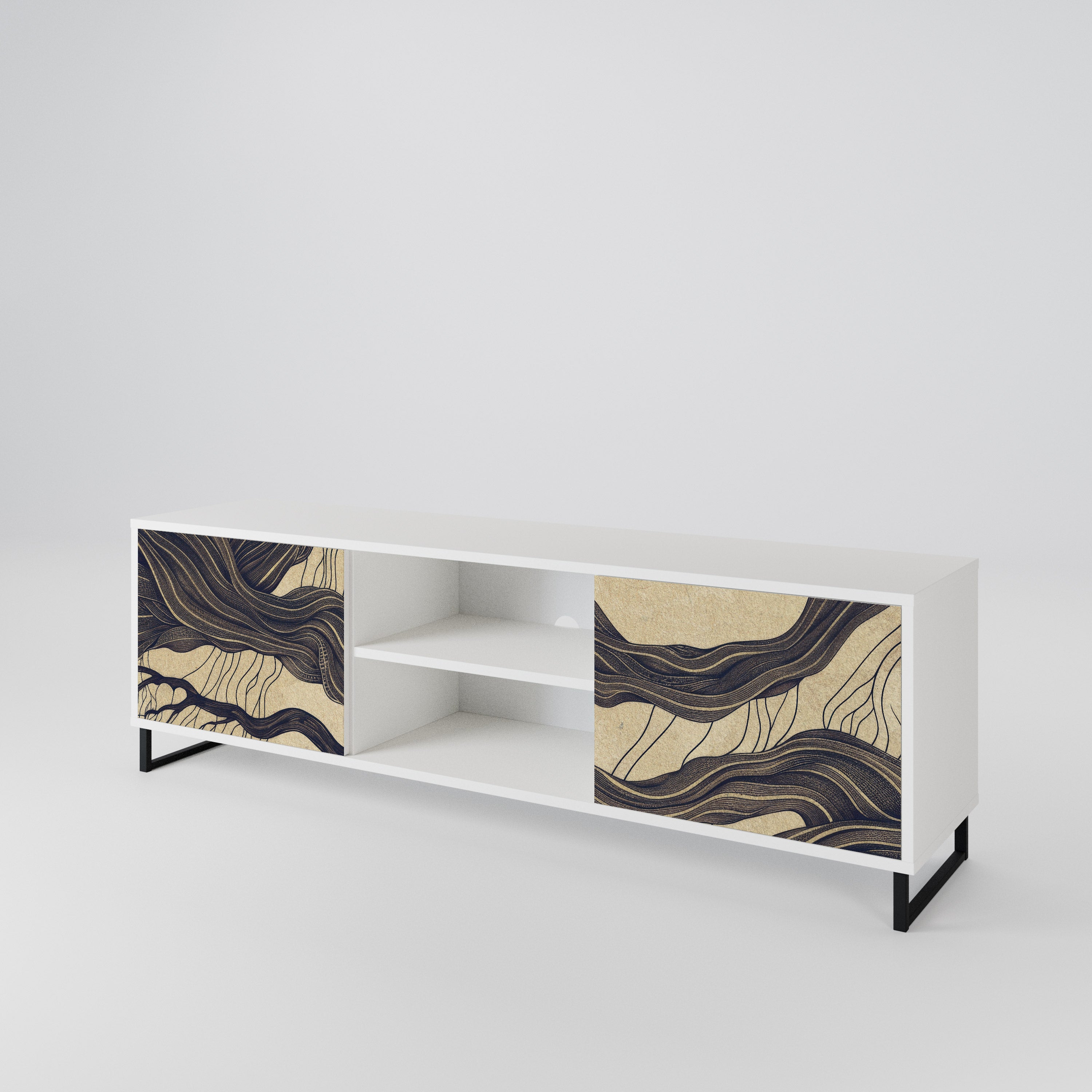 UNIFIED FRAGMENTS 2-Door TV Cabinet