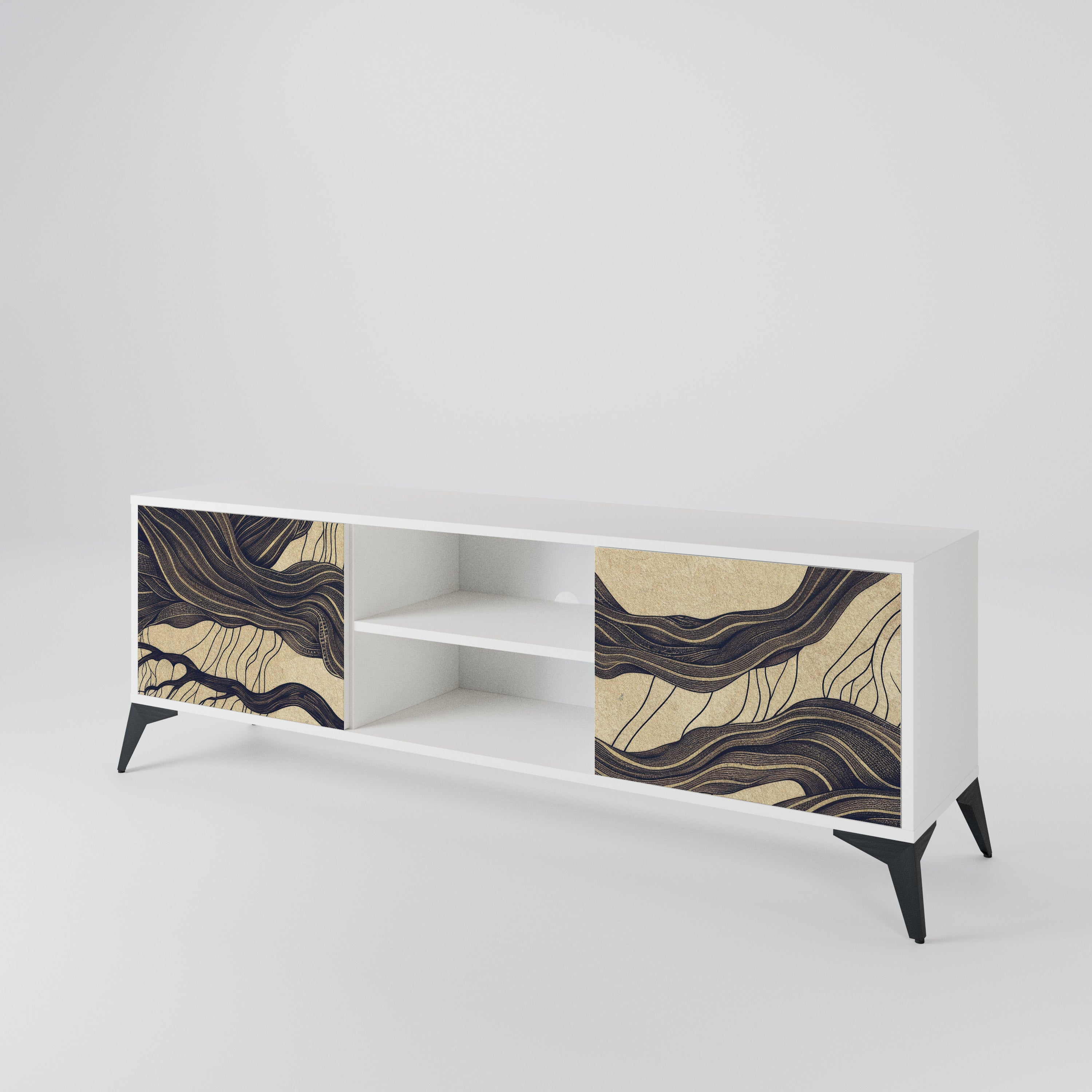 UNIFIED FRAGMENTS 2-Door TV Cabinet