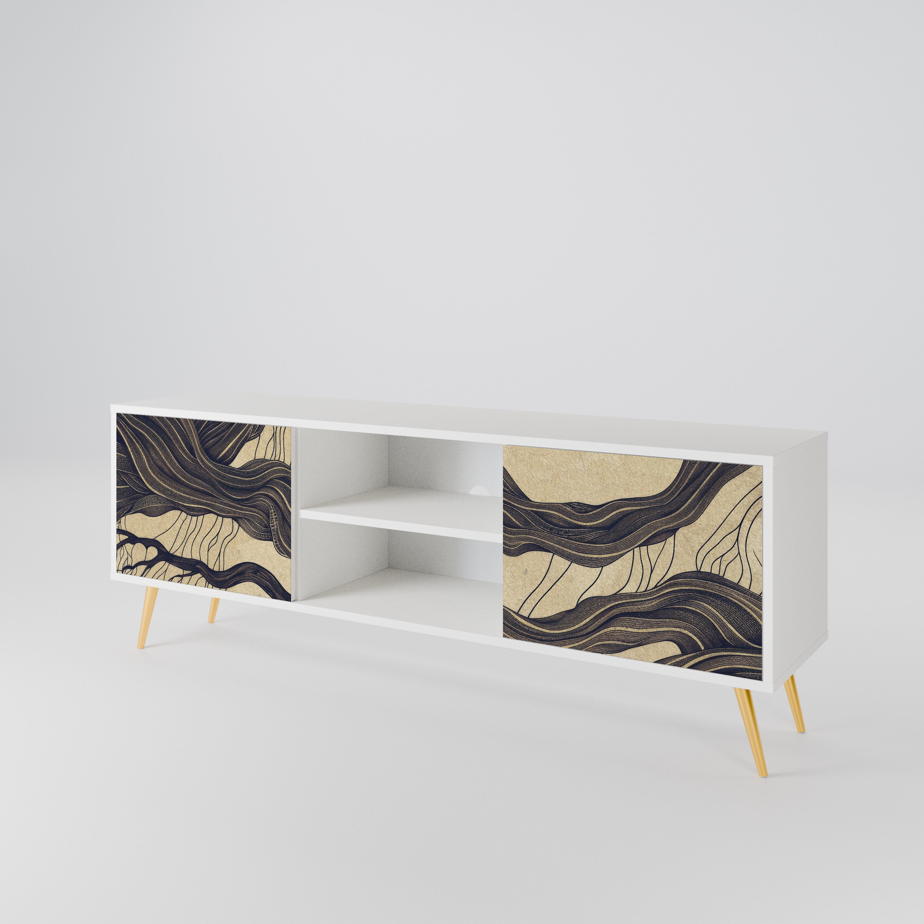 UNIFIED FRAGMENTS 2-Door TV Cabinet