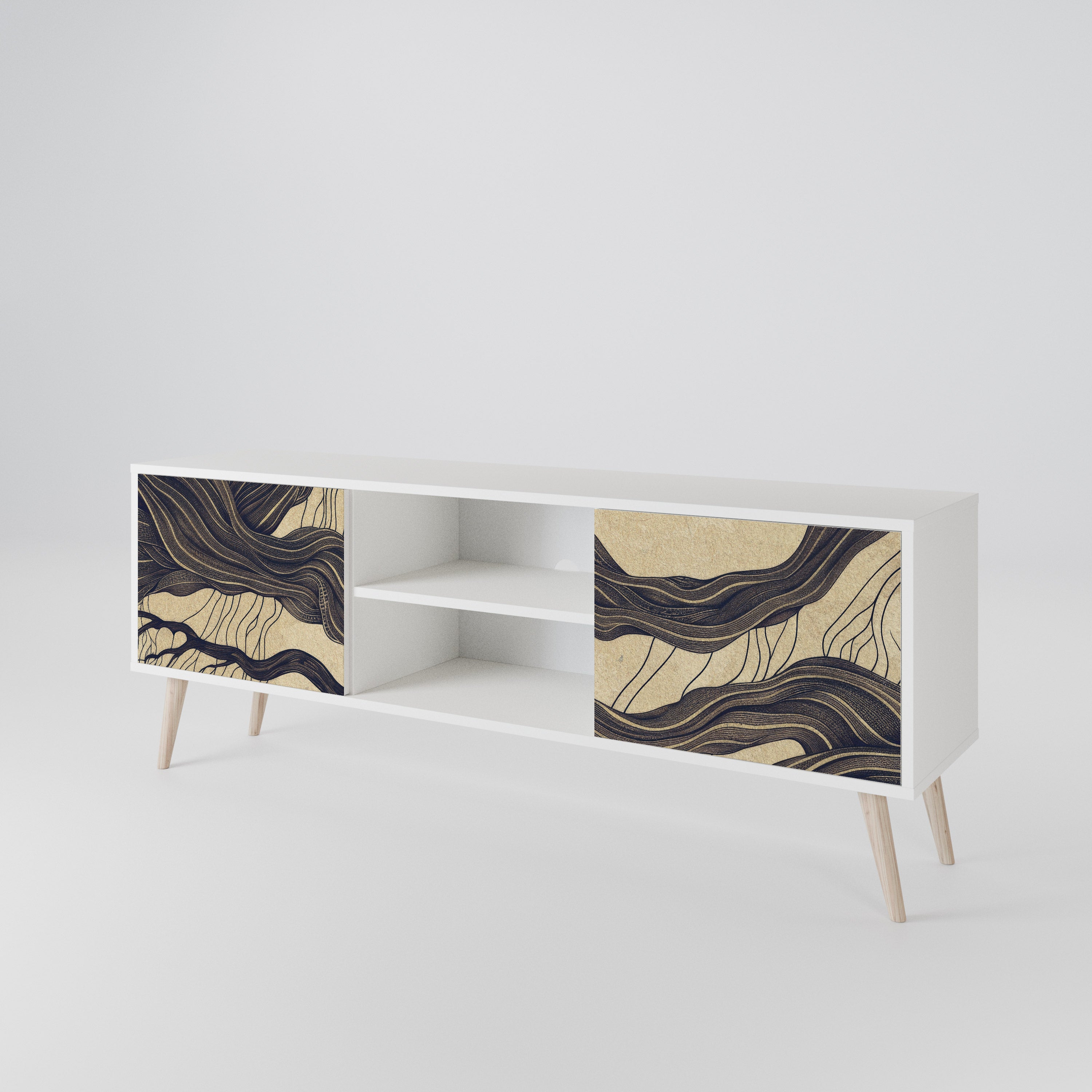 UNIFIED FRAGMENTS 2-Door TV Cabinet