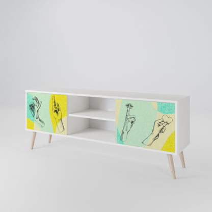 BODY LANGUAGE 2-Door TV Cabinet