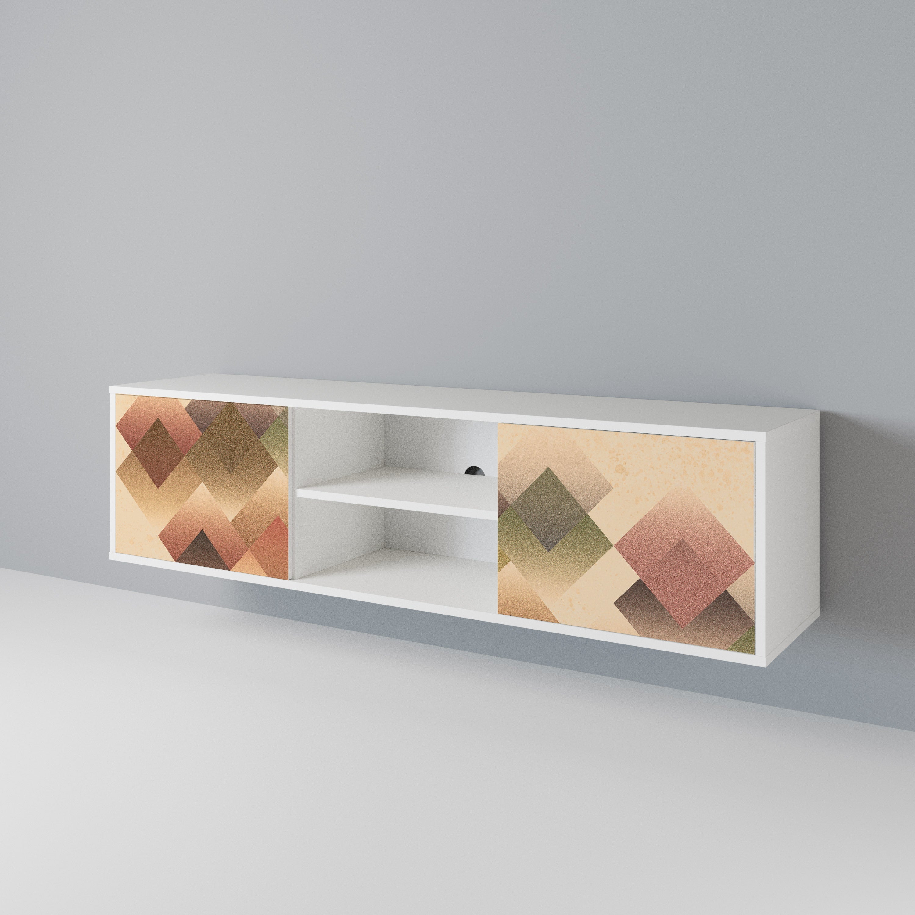 GEOMETRIC FUSION 2-Door TV Cabinet