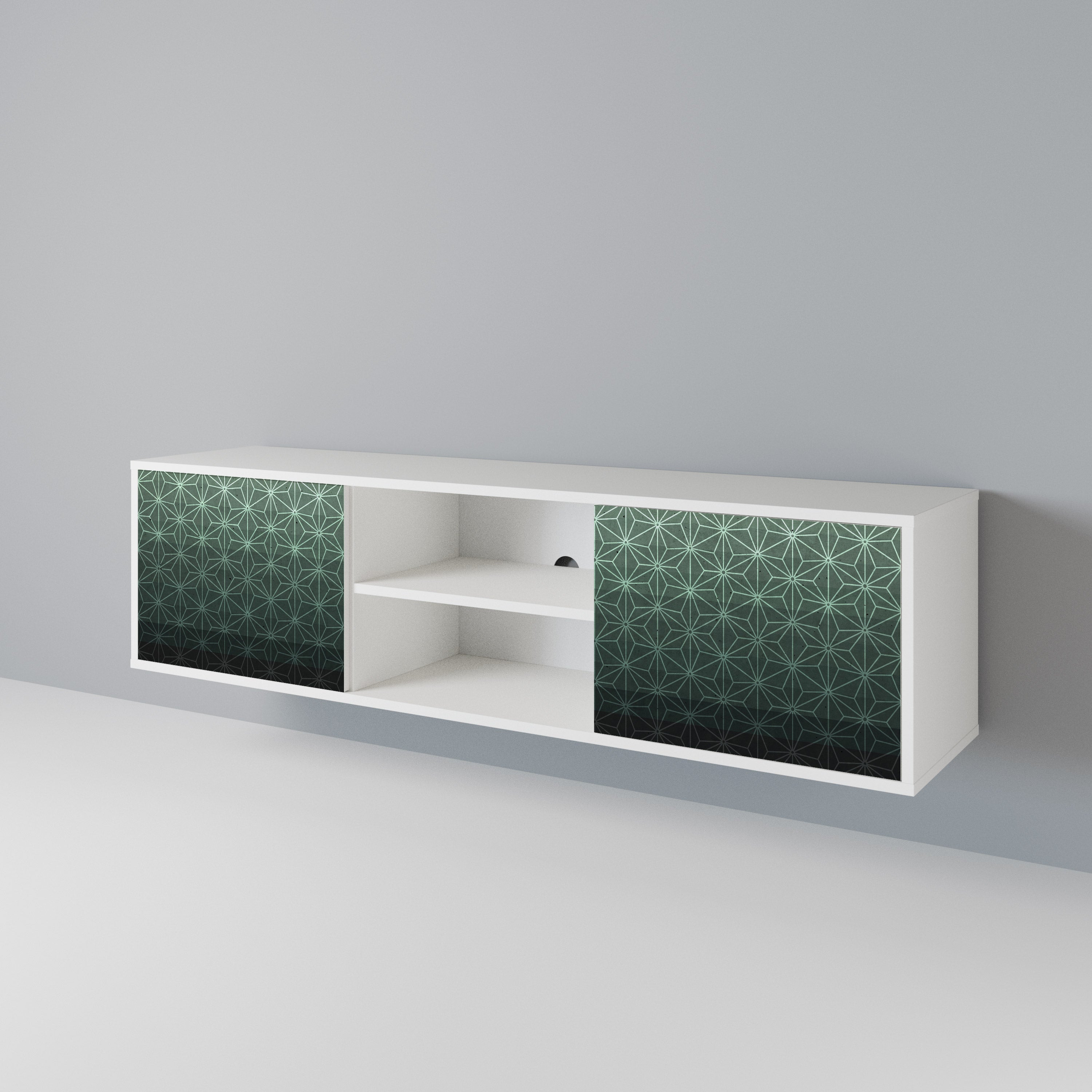 ORNAMENTAL GLIMMER 2-Door TV Cabinet