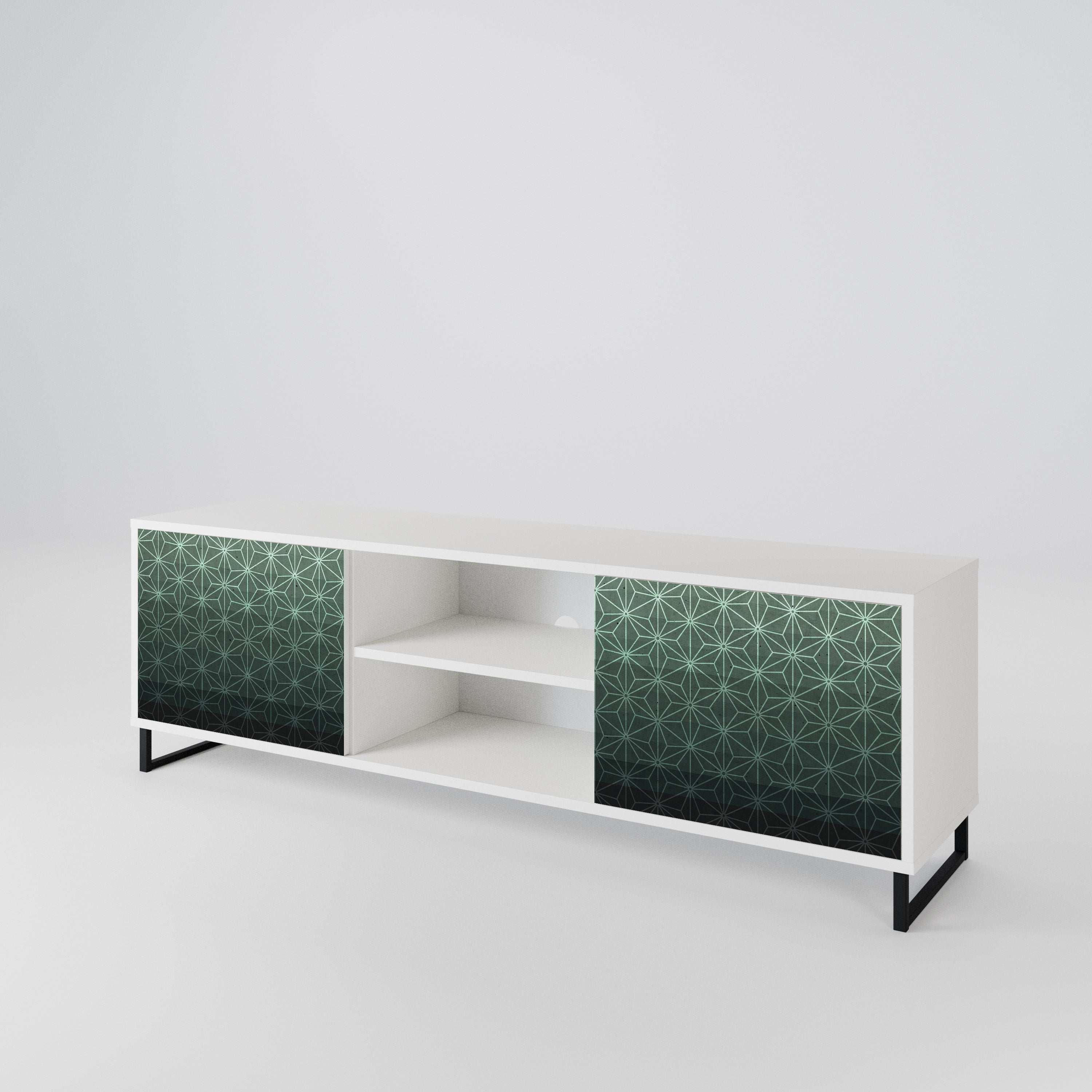 ORNAMENTAL GLIMMER 2-Door TV Cabinet