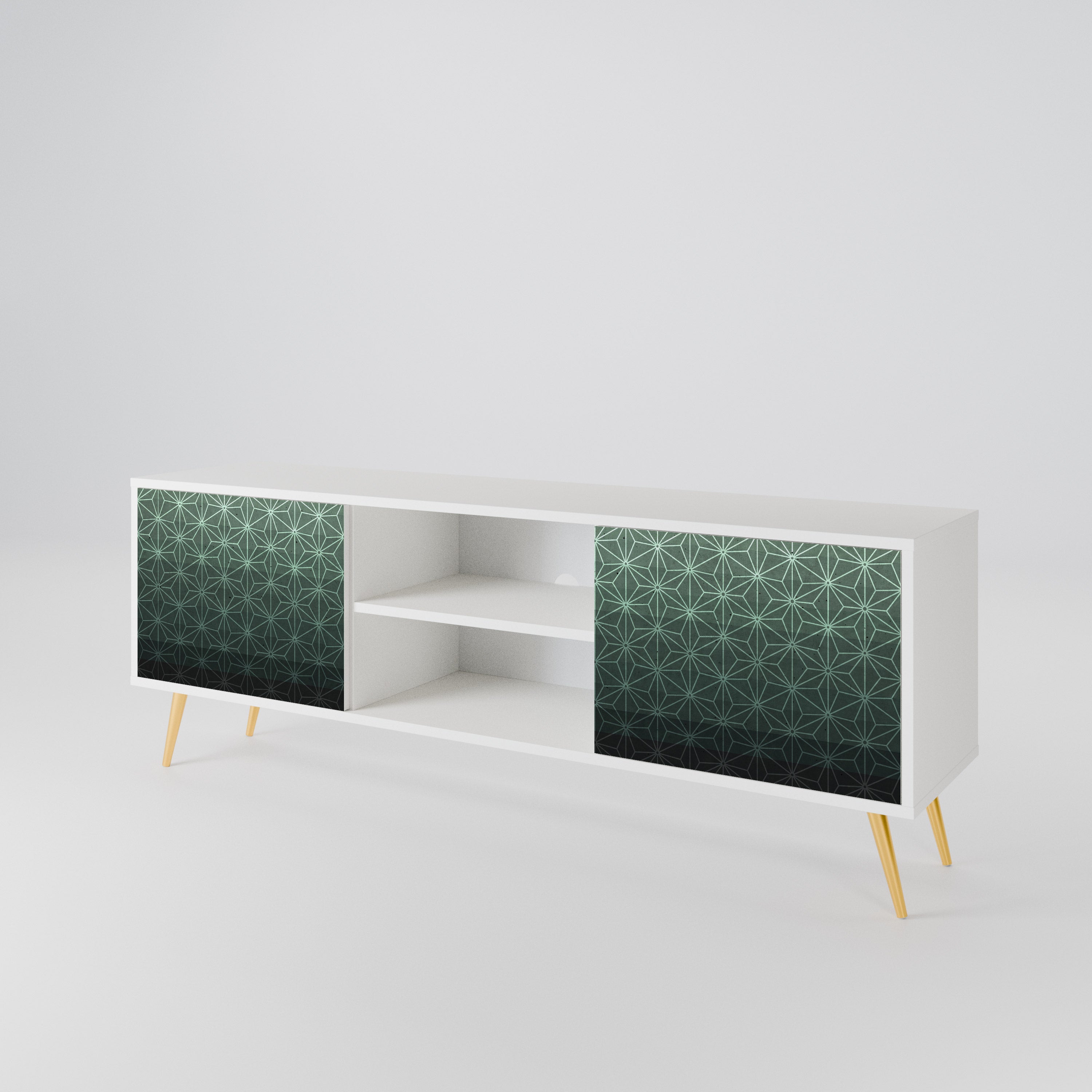 ORNAMENTAL GLIMMER 2-Door TV Cabinet