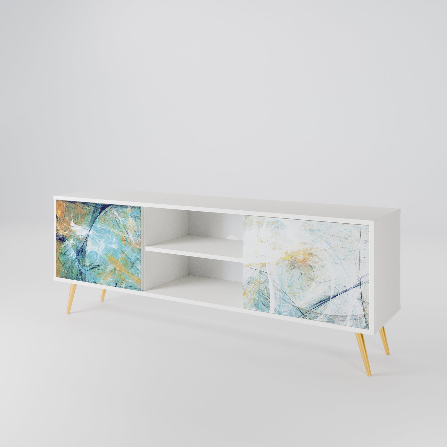 ABSTRACT THOUGHTS 2-Door TV Cabinet
