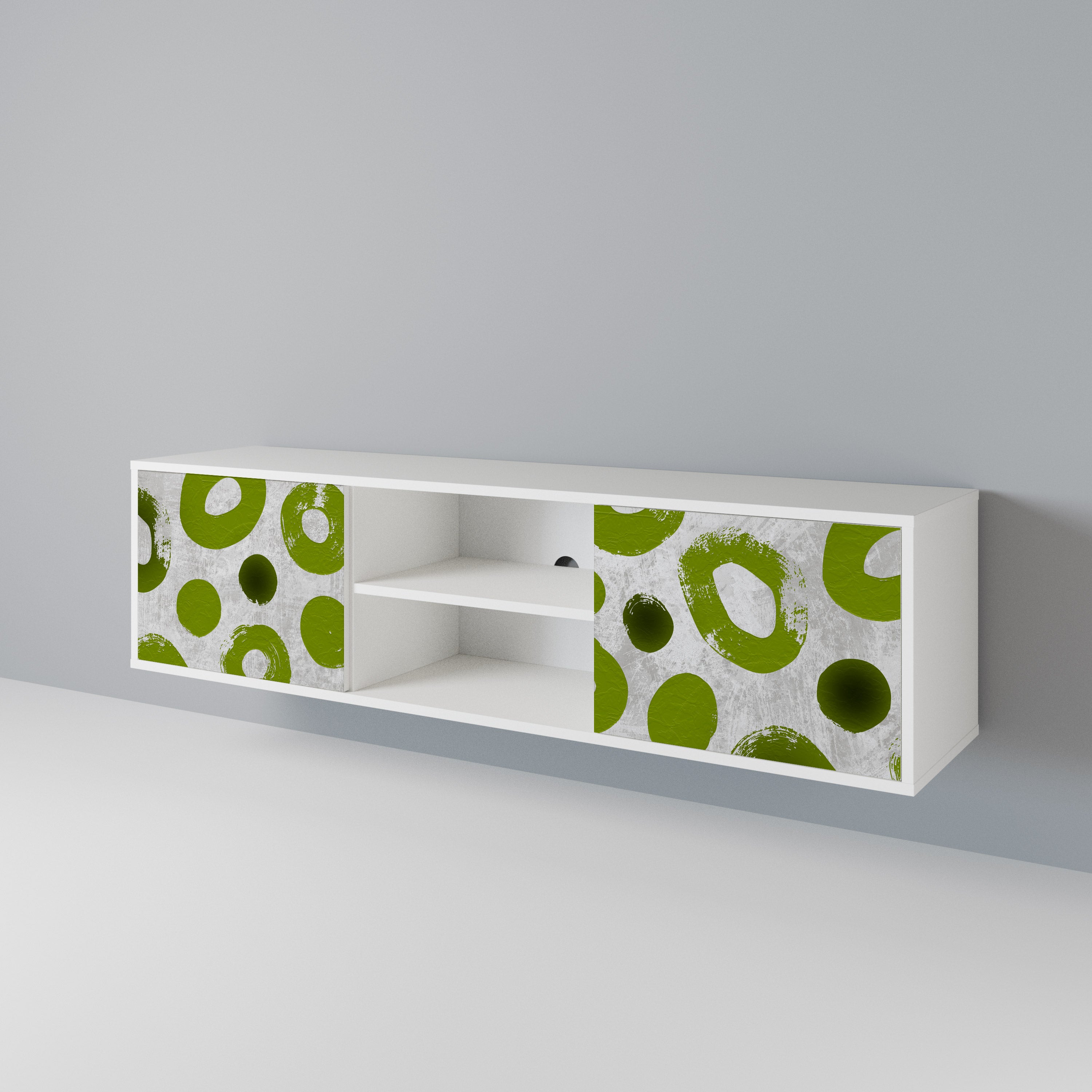 GREEN RHAPSODY 2-Door TV Cabinet