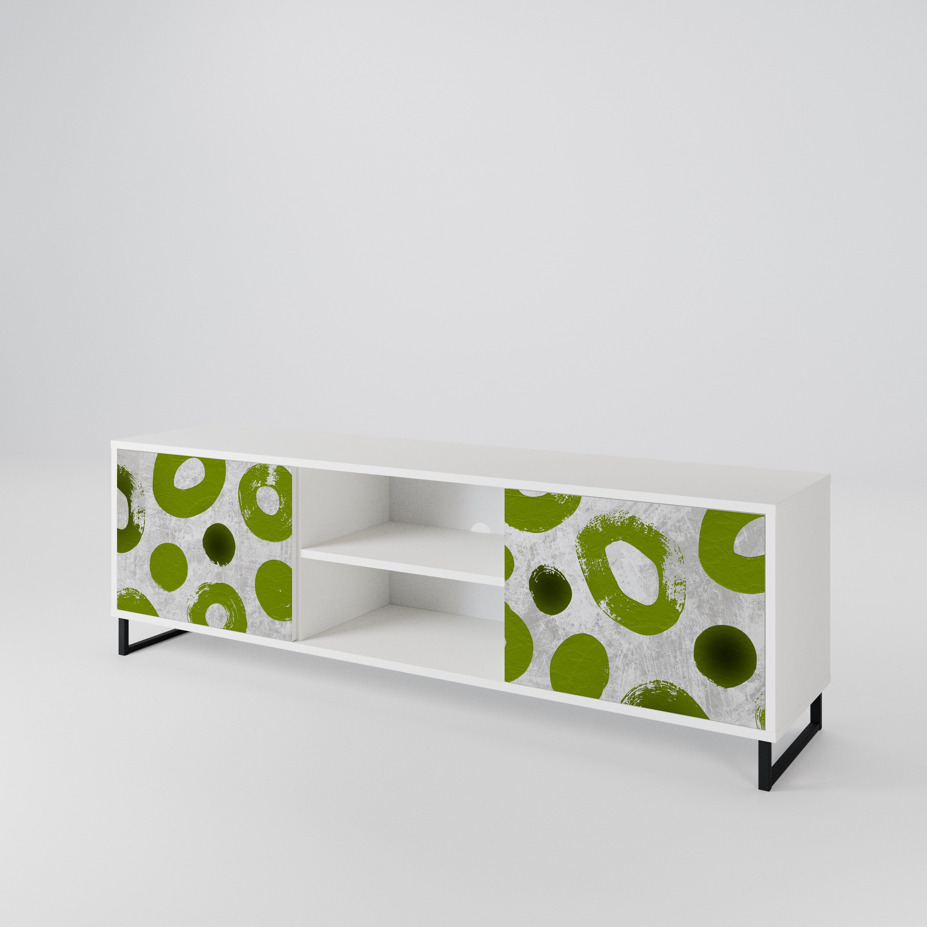 GREEN RHAPSODY 2-Door TV Cabinet