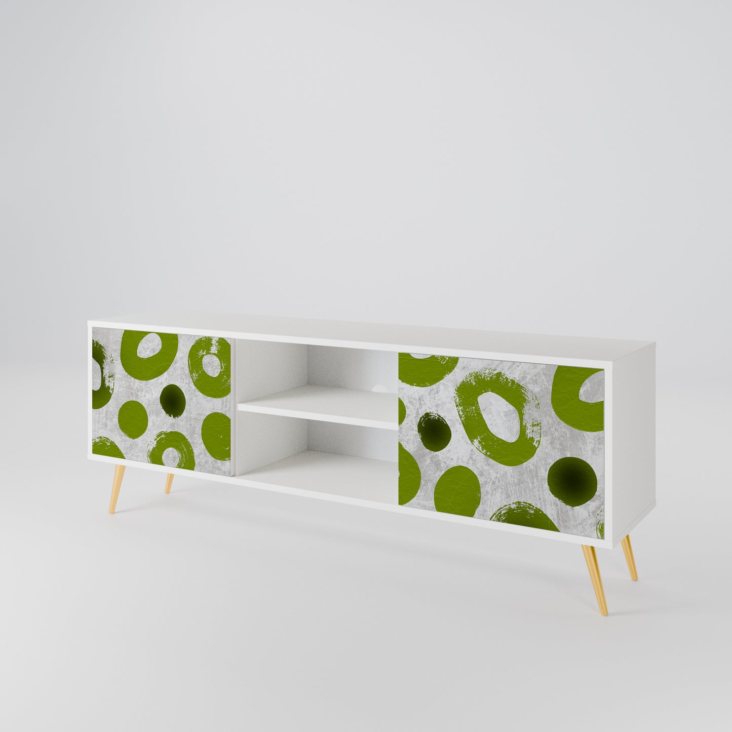 GREEN RHAPSODY 2-Door TV Cabinet