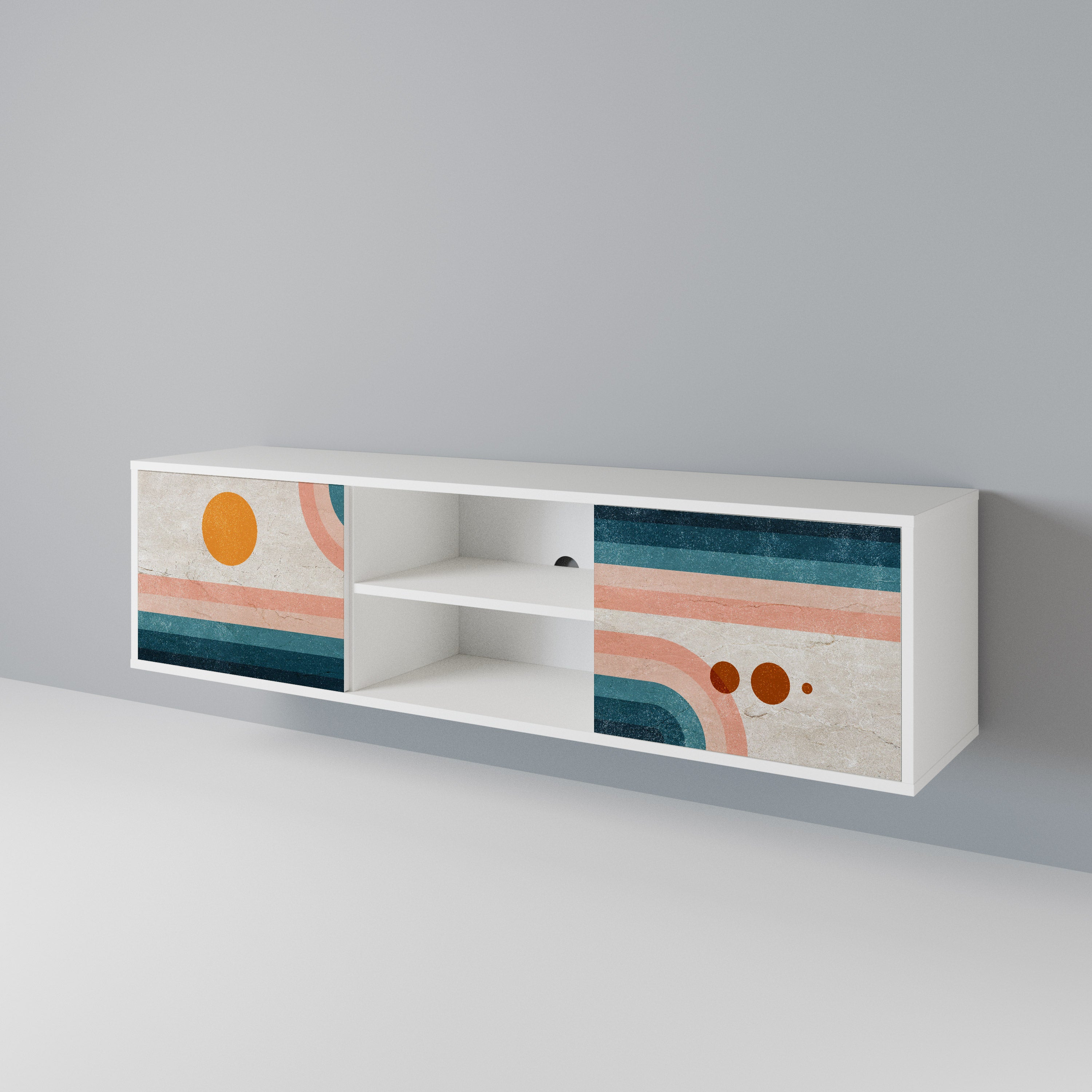 TWO HALVES 2-Door TV Cabinet