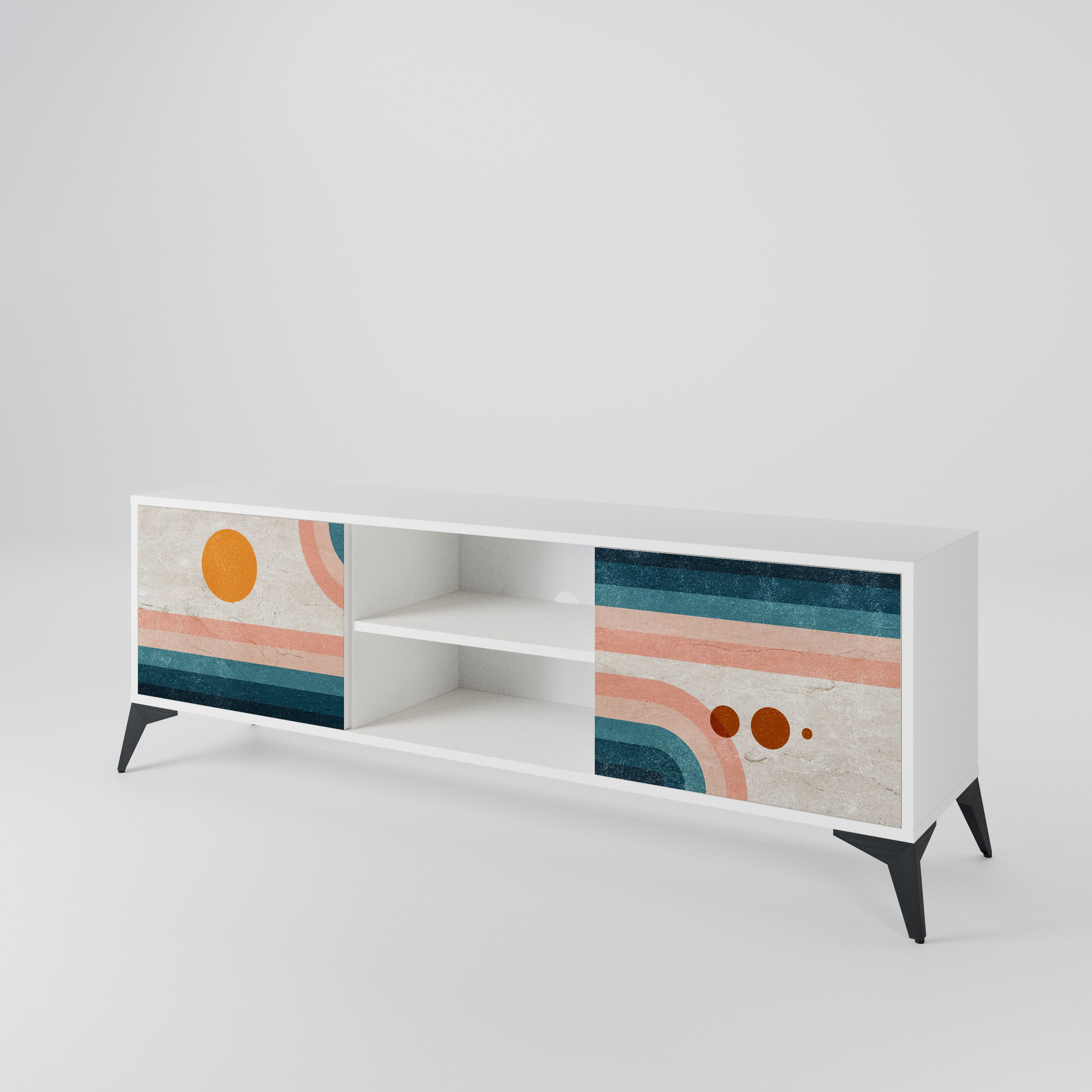 TWO HALVES 2-Door TV Cabinet