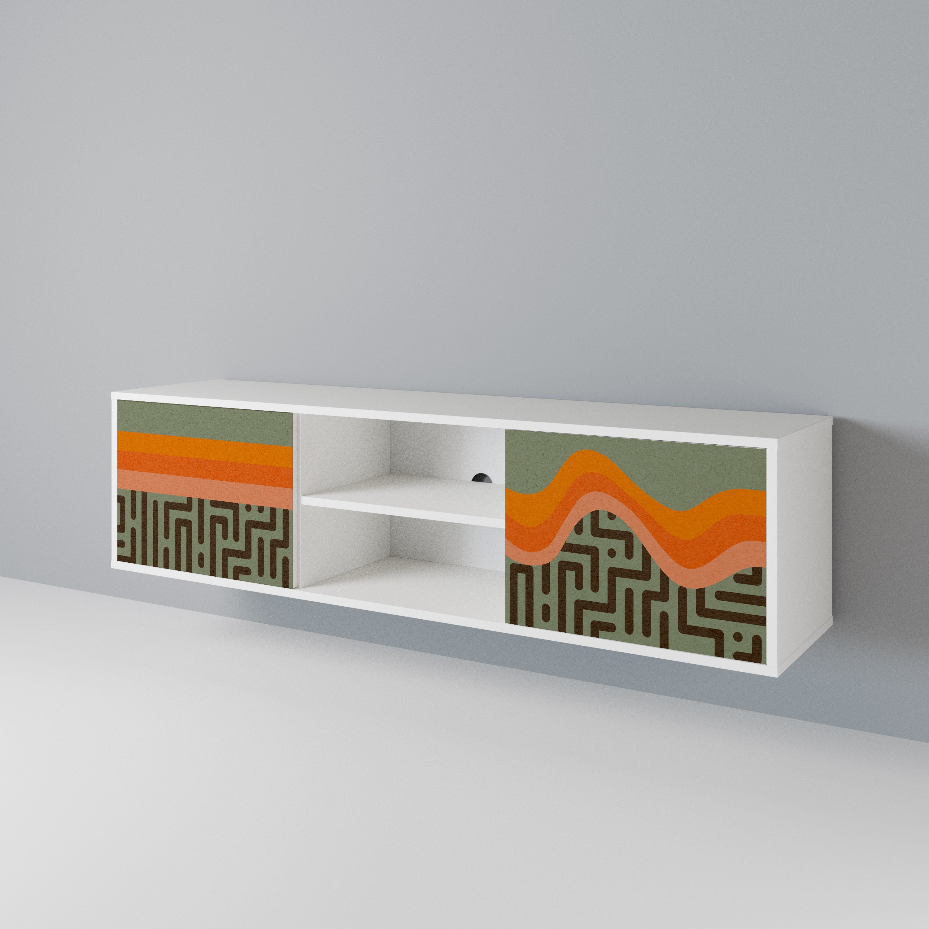 SIMPLE SOLUTIONS 2-Door TV Cabinet