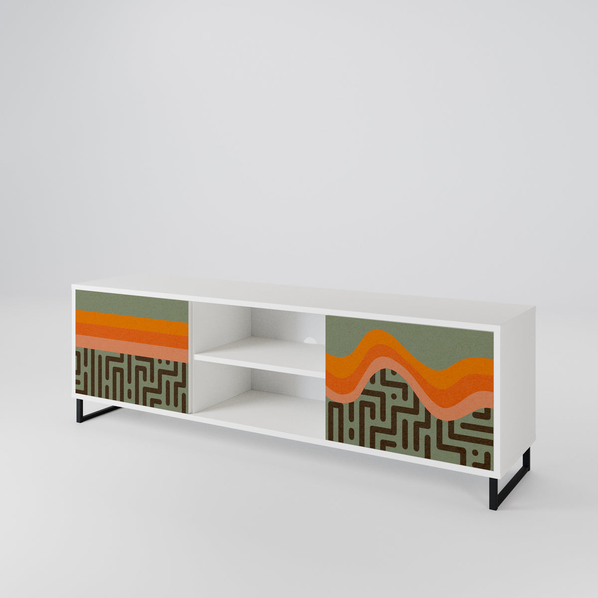 SIMPLE SOLUTIONS 2-Door TV Cabinet
