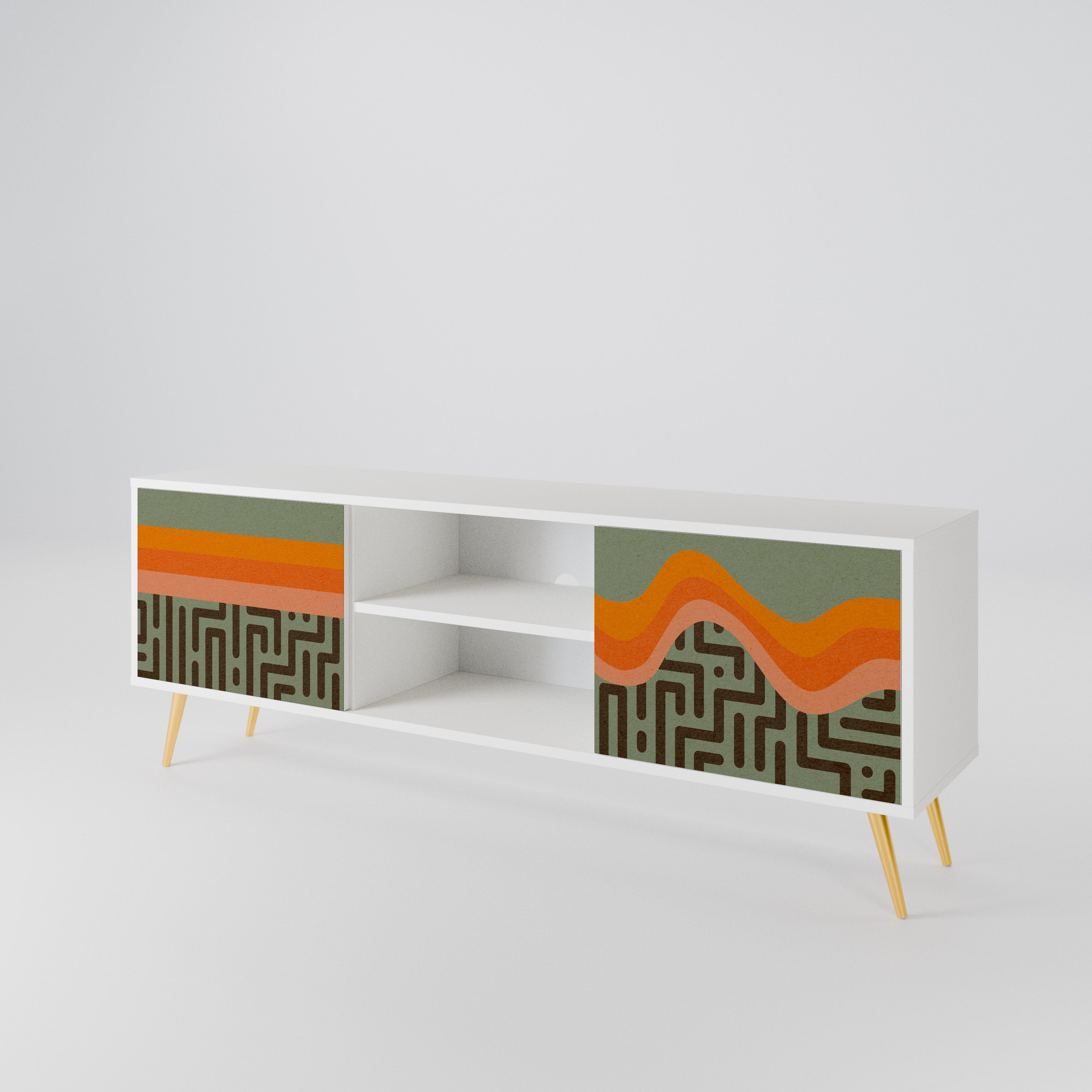 SIMPLE SOLUTIONS 2-Door TV Cabinet