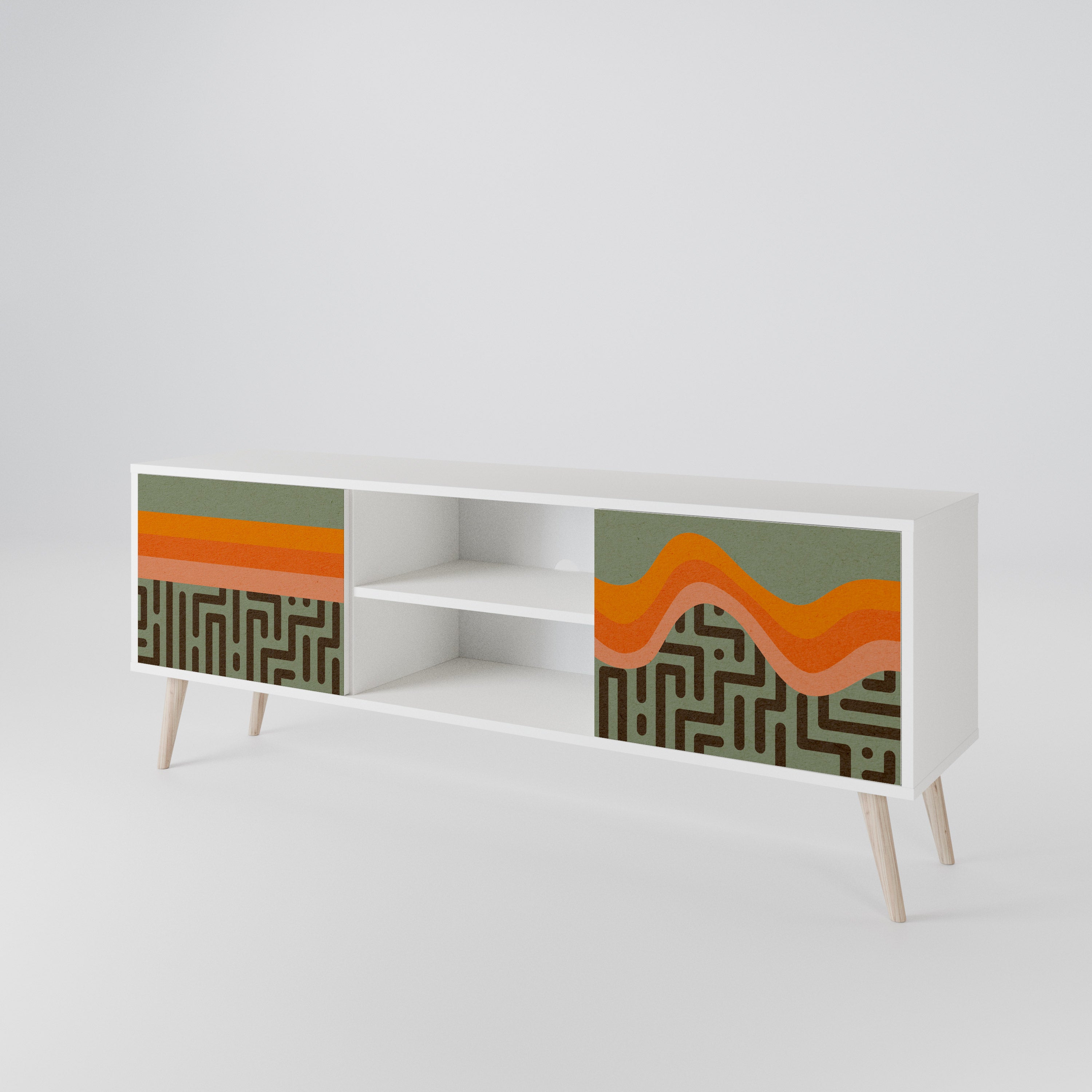 SIMPLE SOLUTIONS 2-Door TV Cabinet