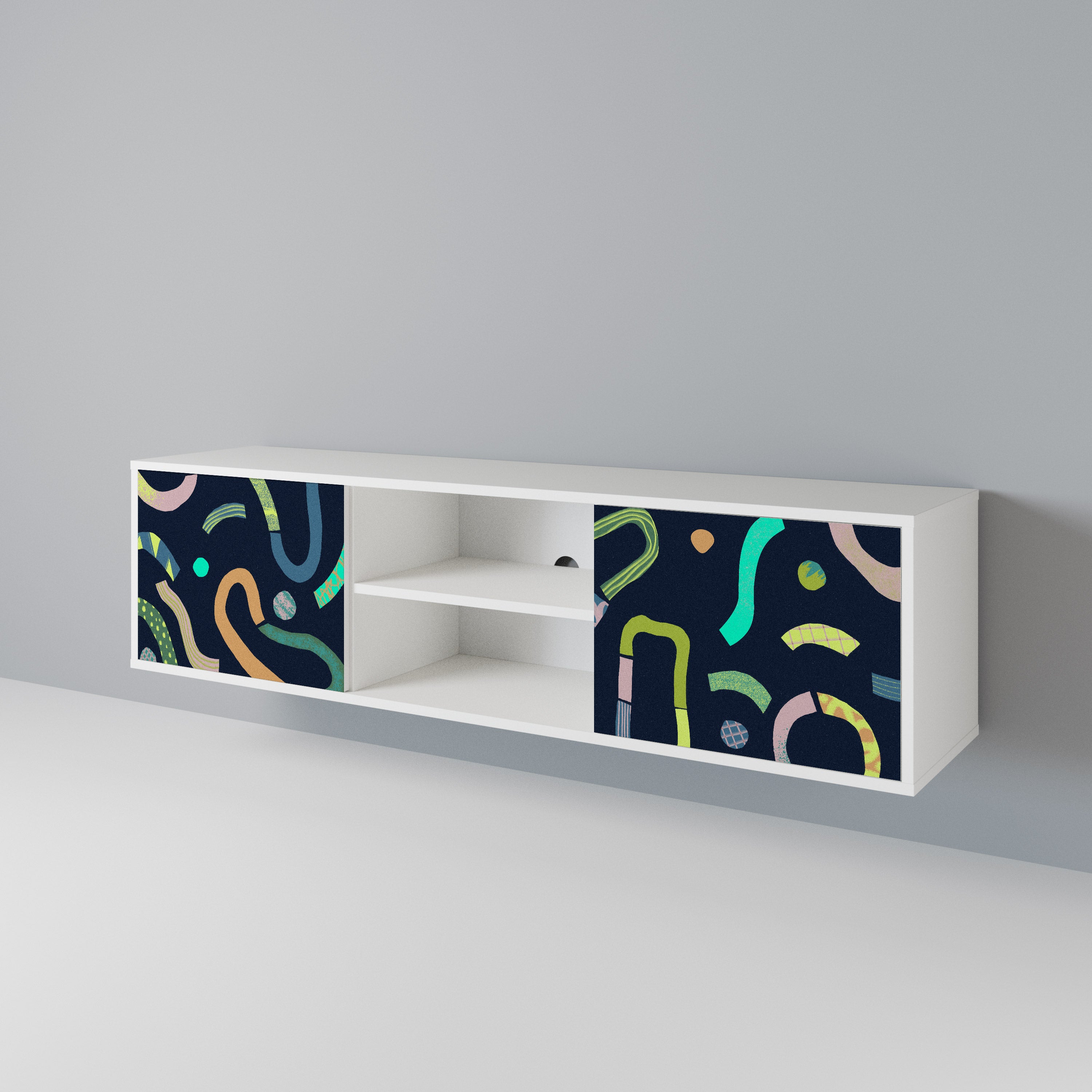 CONTRAST DANCE 2-Door TV Cabinet