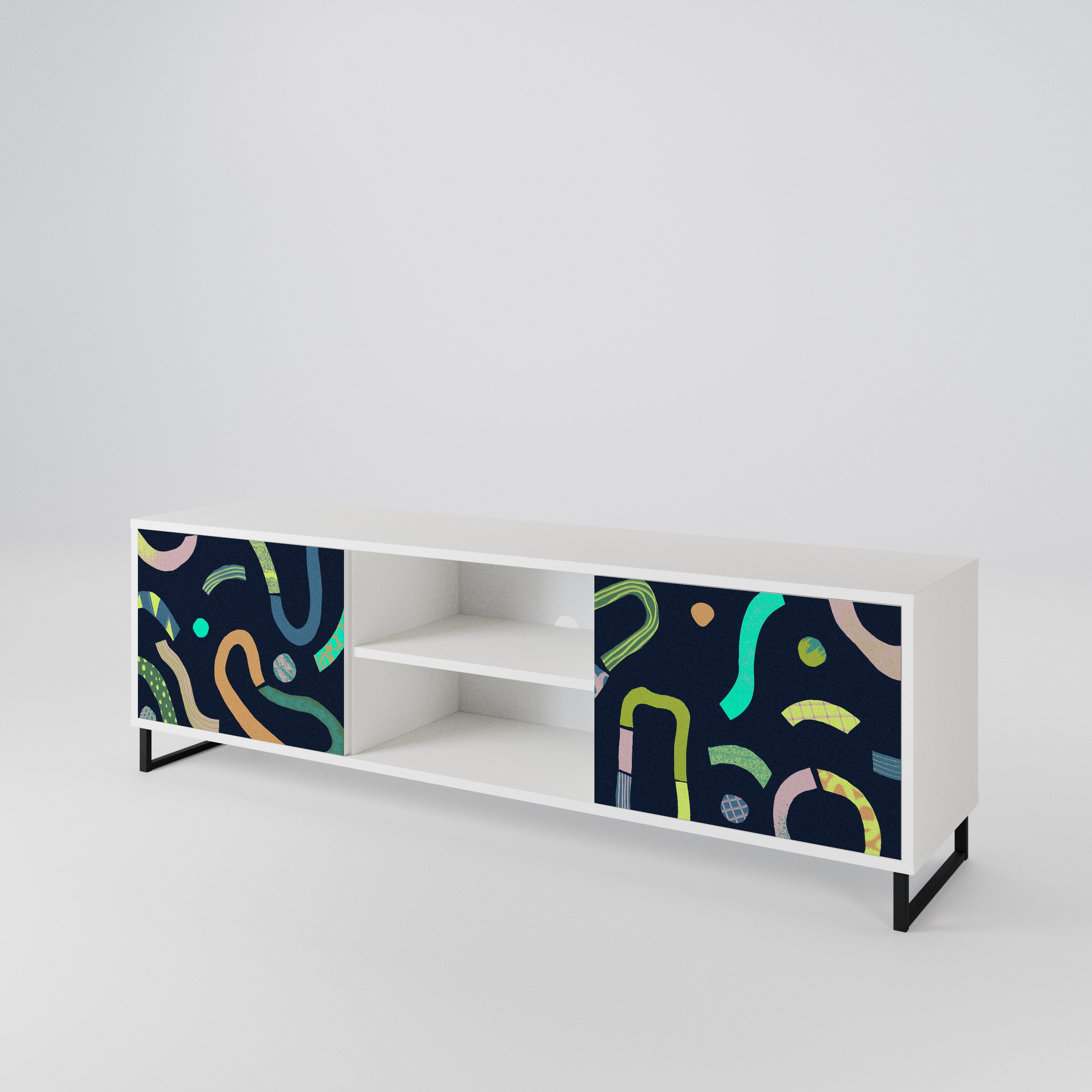 CONTRAST DANCE 2-Door TV Cabinet