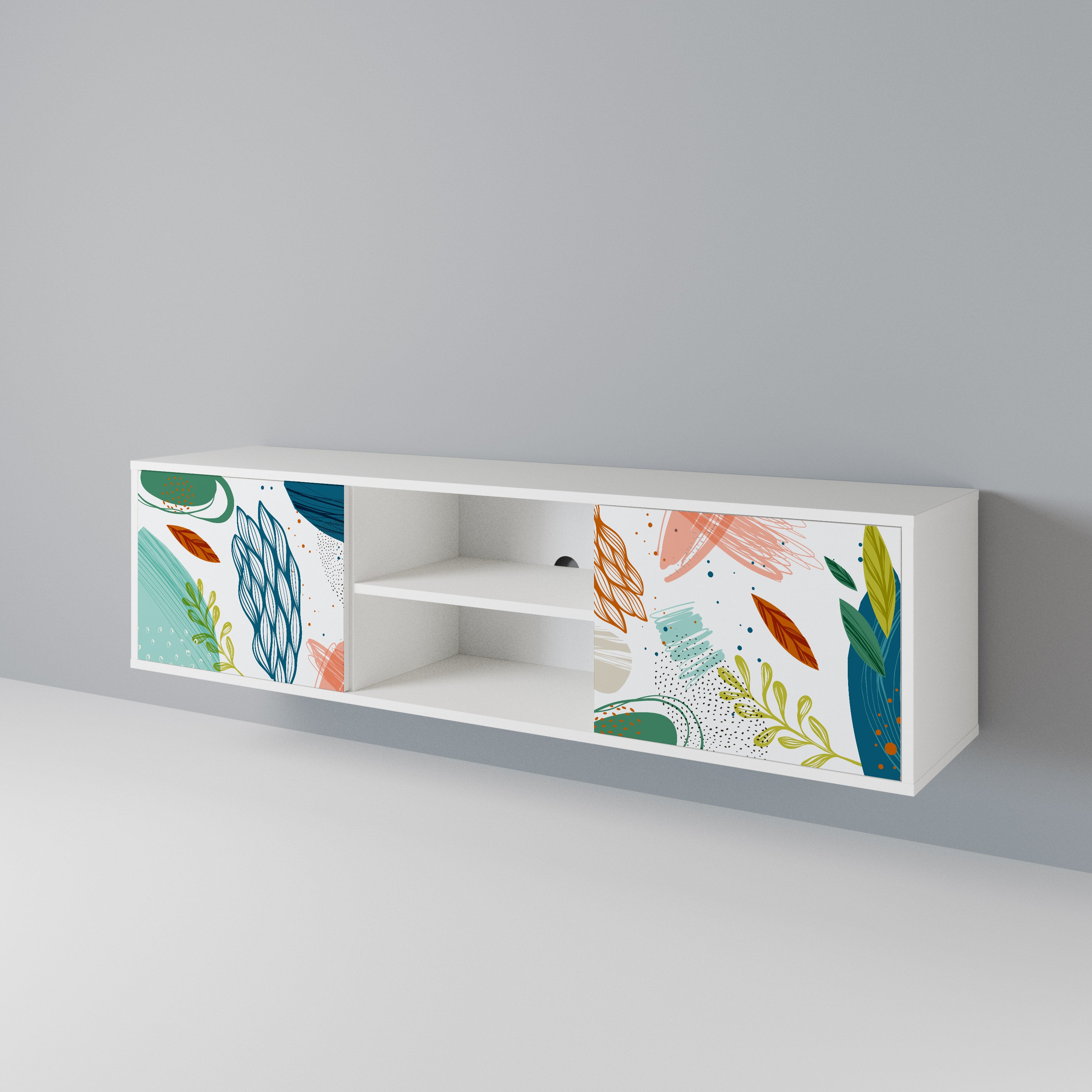 BOTANICAL HURRICANE 2-Door TV Cabinet