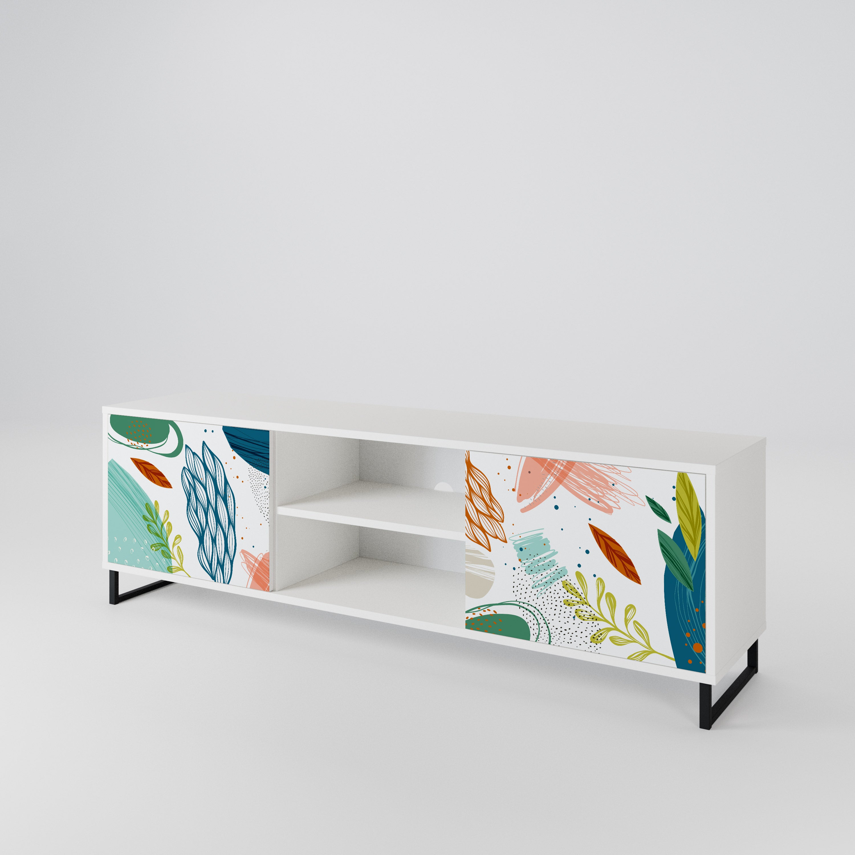 BOTANICAL HURRICANE 2-Door TV Cabinet