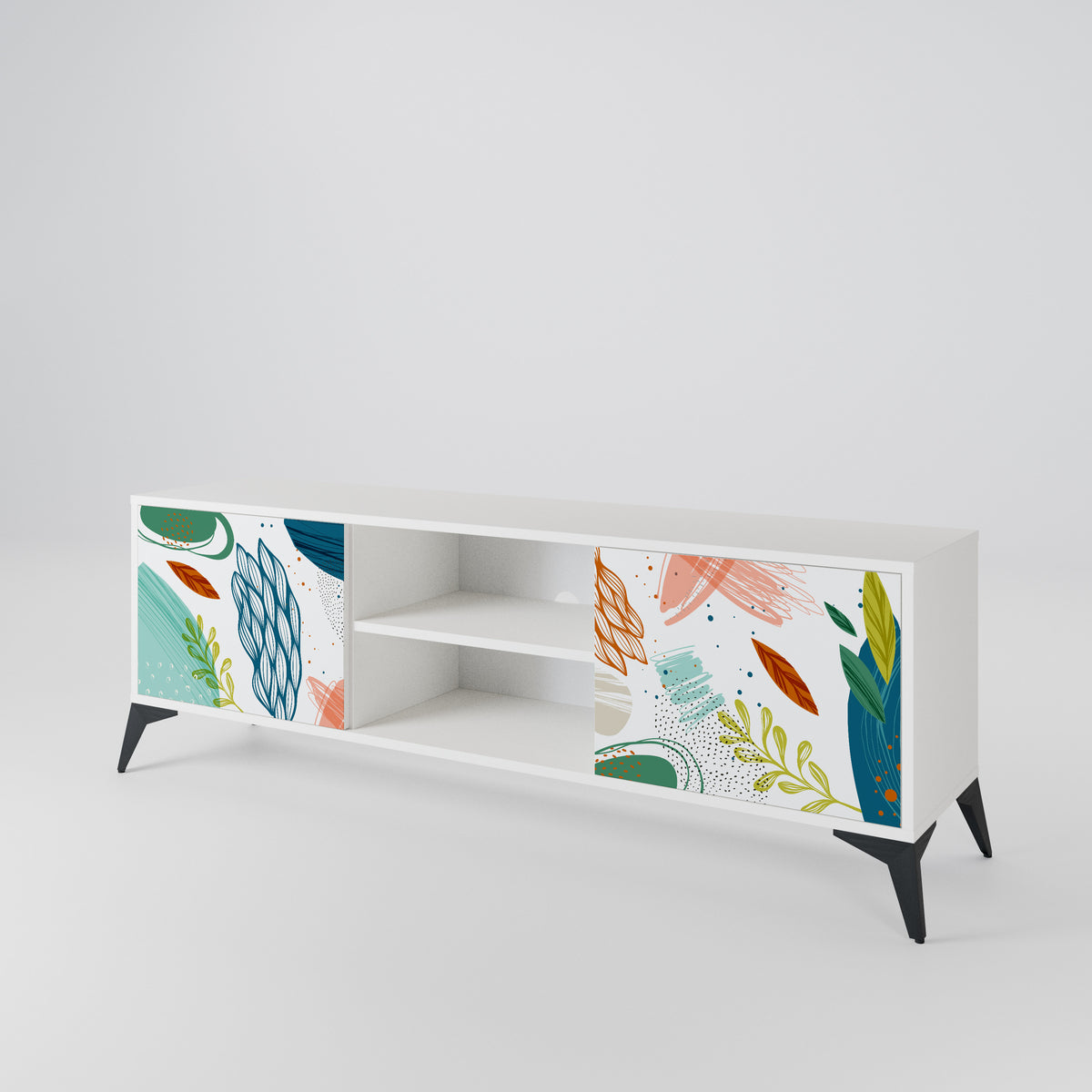 BOTANICAL HURRICANE 2-Door TV Cabinet