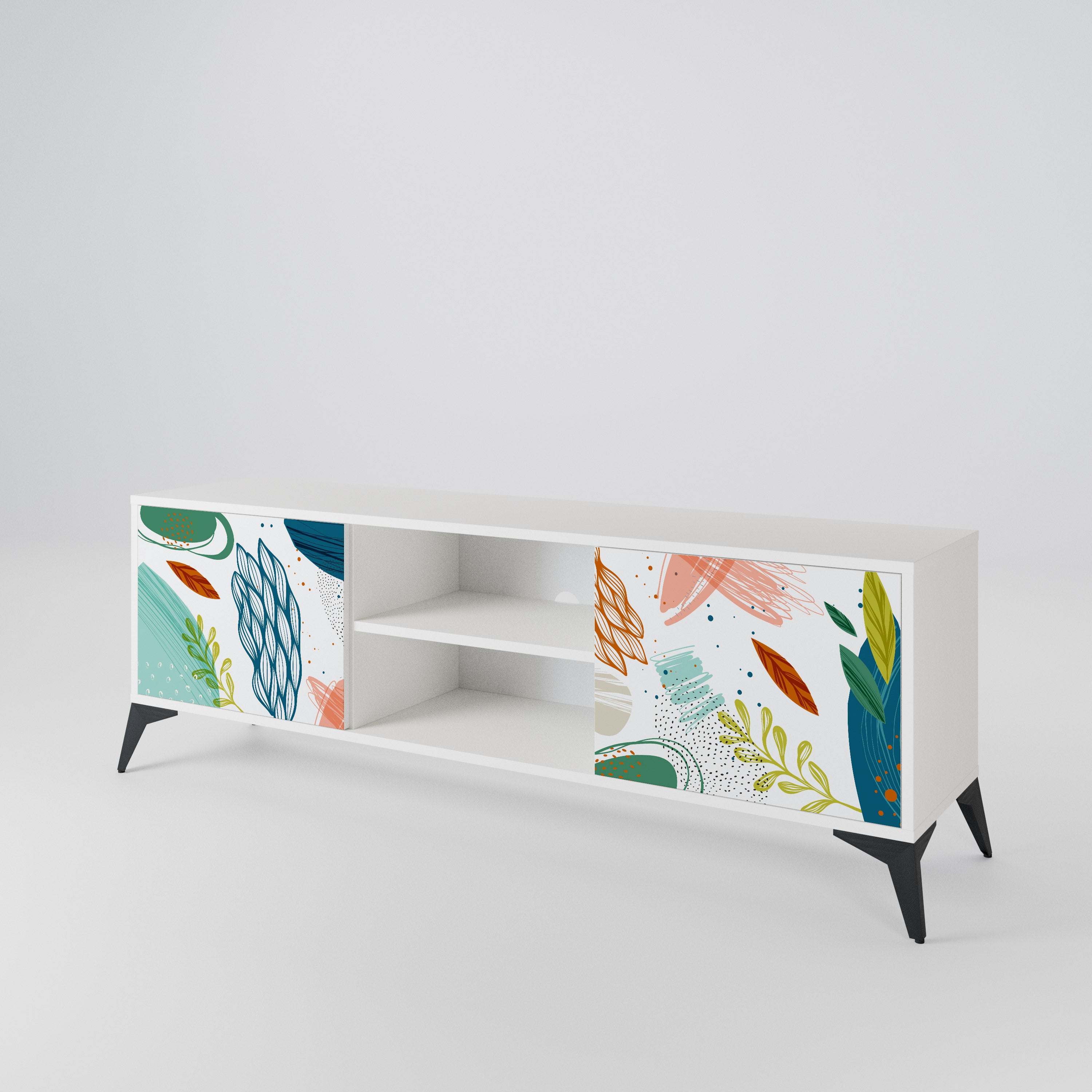 BOTANICAL HURRICANE 2-Door TV Cabinet