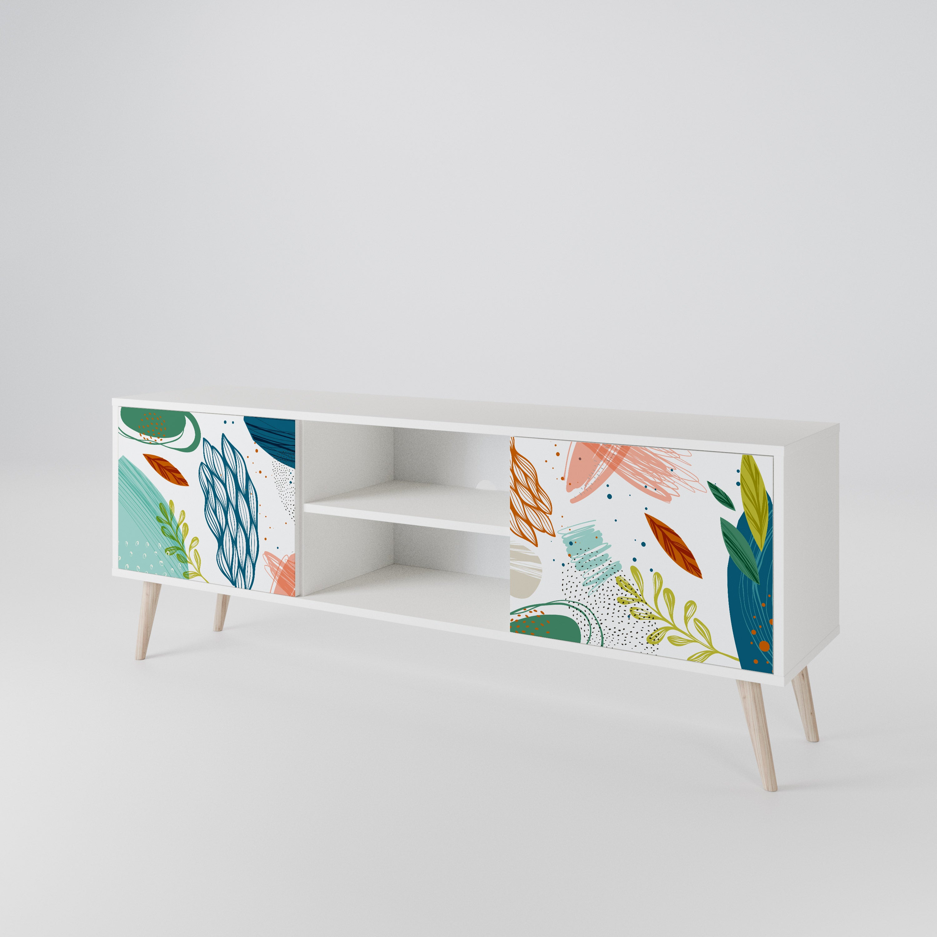 BOTANICAL HURRICANE 2-Door TV Cabinet