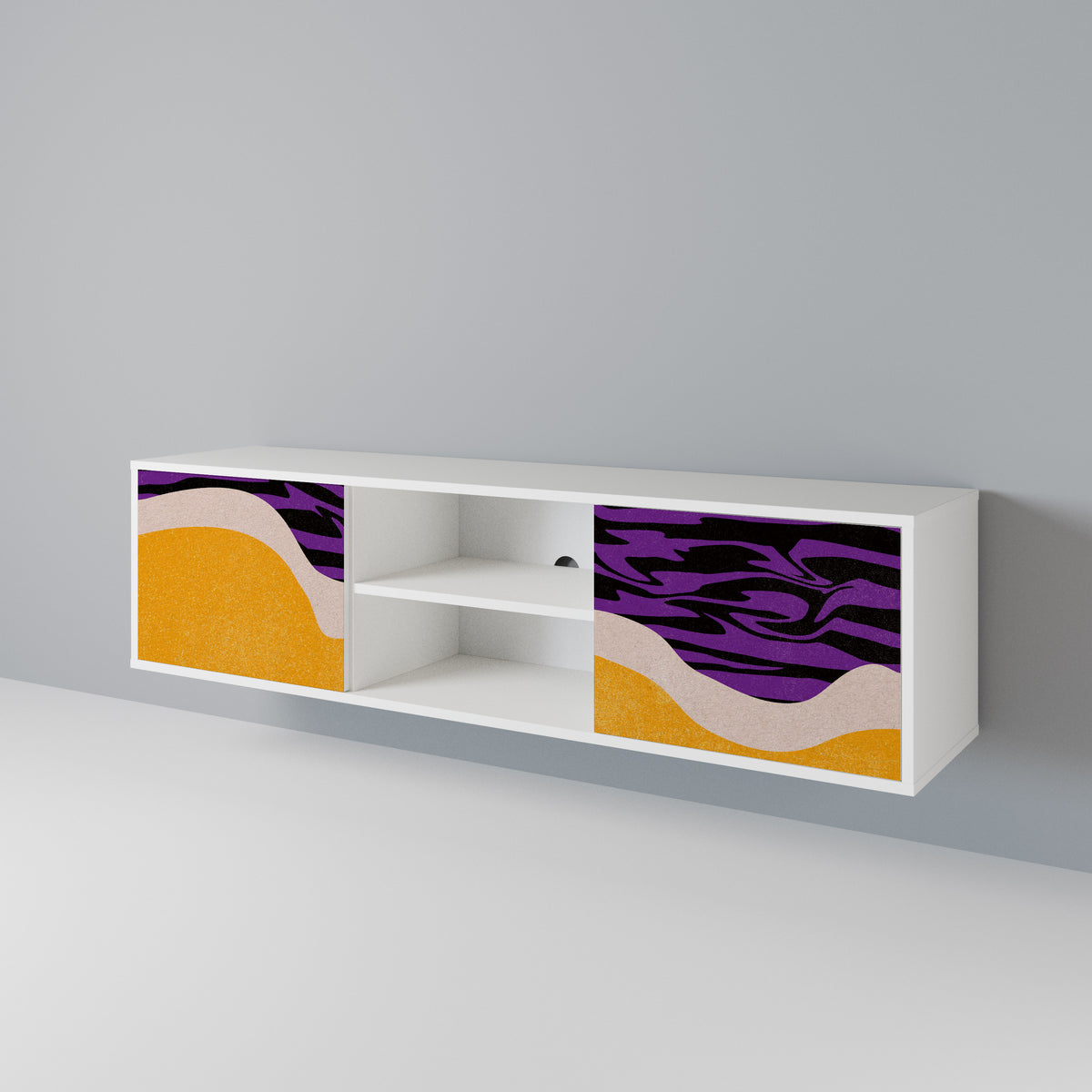 INDEPENDENT BORDER 2-Door TV Cabinet