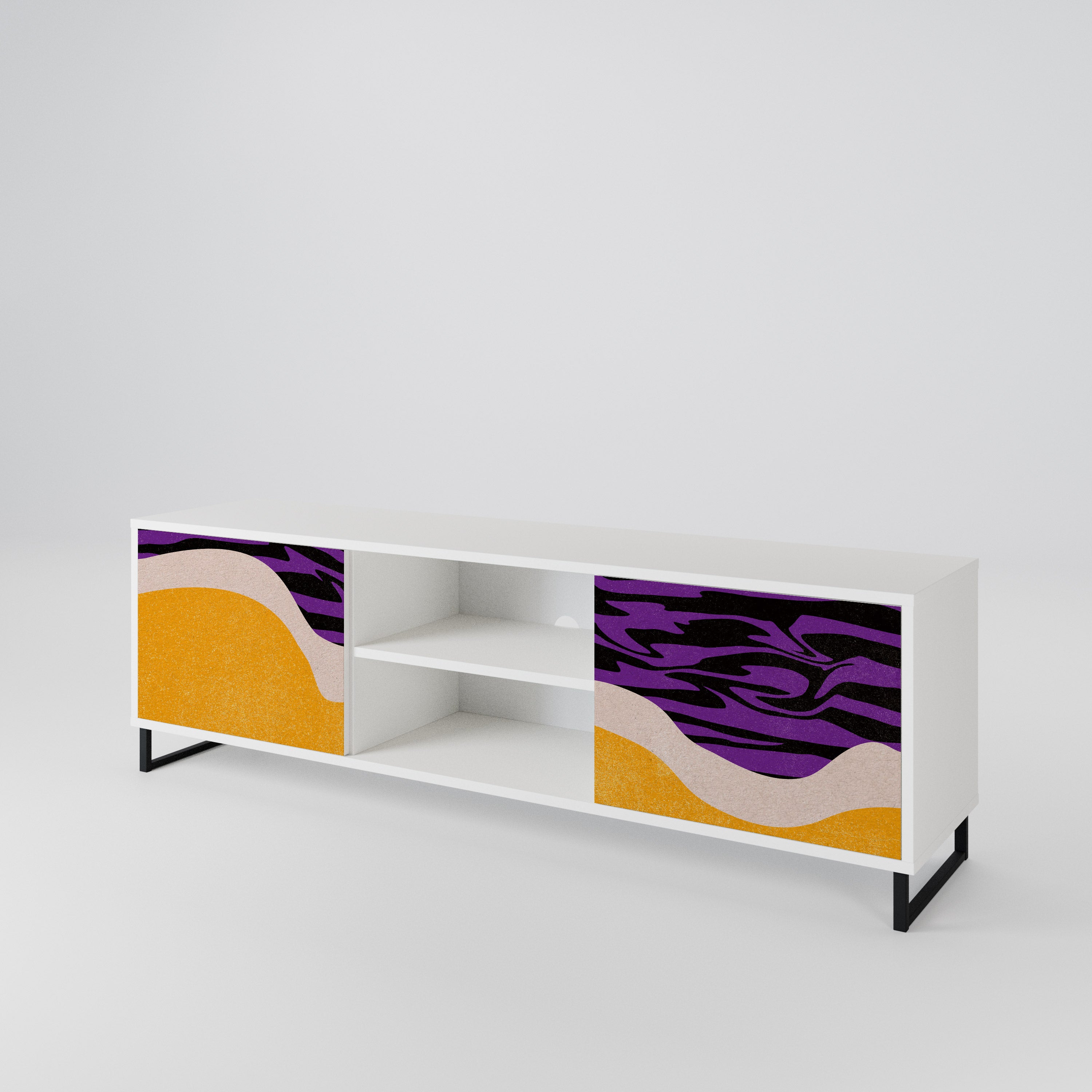 INDEPENDENT BORDER 2-Door TV Cabinet