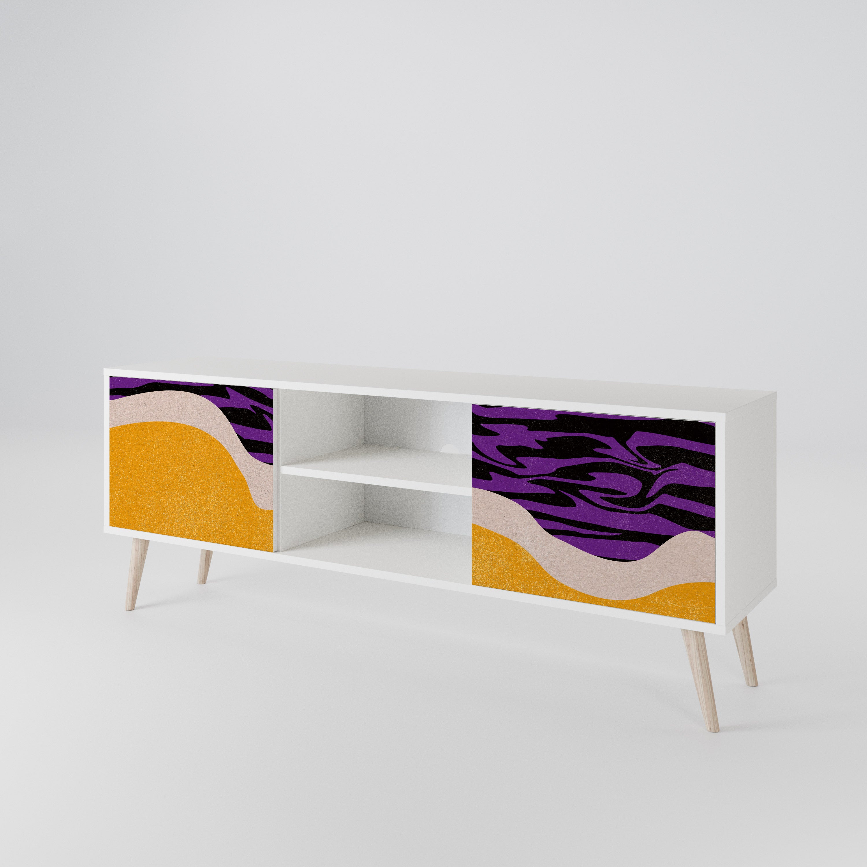 INDEPENDENT BORDER 2-Door TV Cabinet