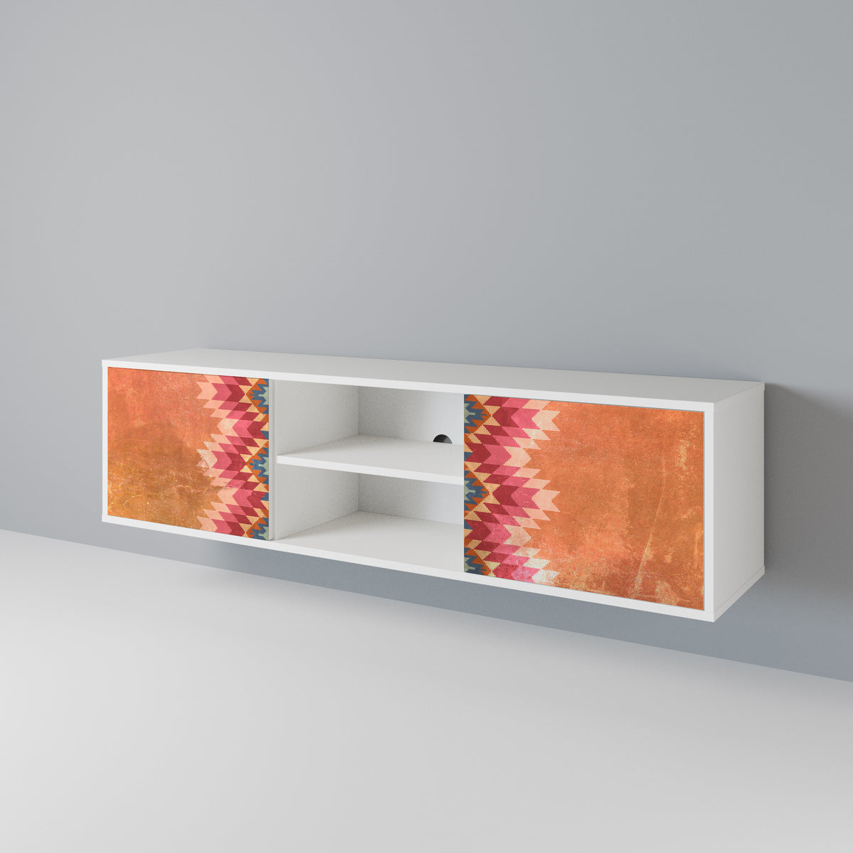 INDIAN FOLK 2-Door TV Cabinet