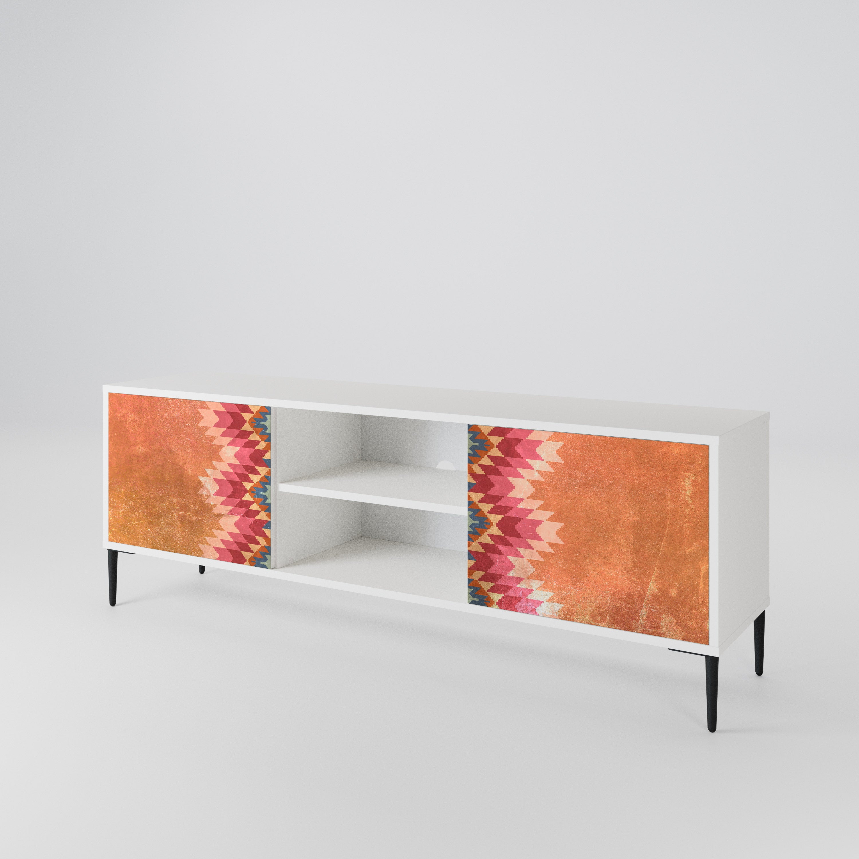 INDIAN FOLK 2-Door TV Cabinet