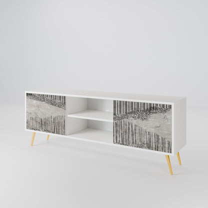 GRAIN LINES 2-Door TV Cabinet