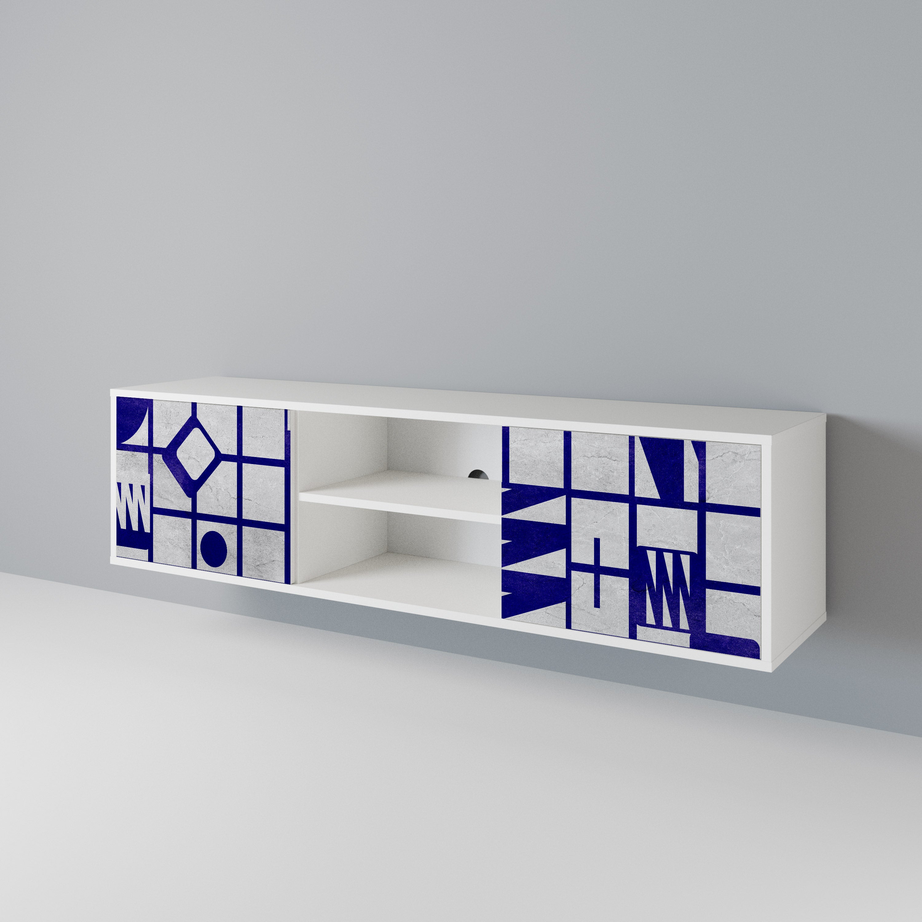 THE RIGHT PLACES 2-Door TV Cabinet