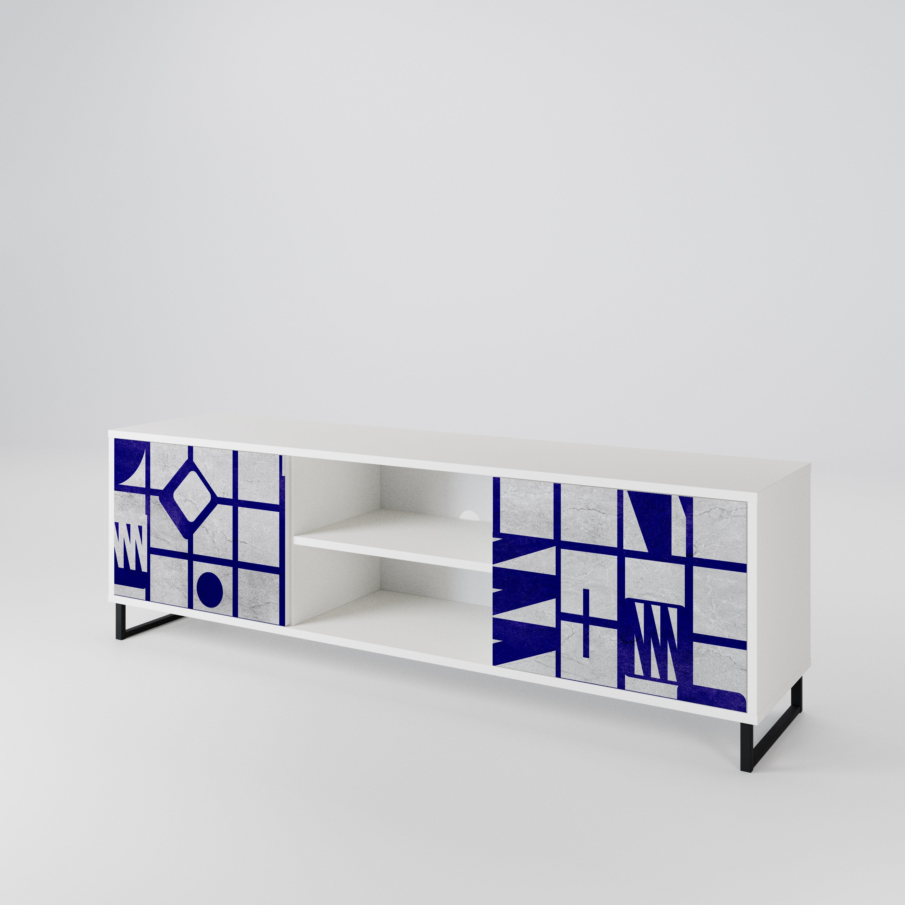 THE RIGHT PLACES 2-Door TV Cabinet