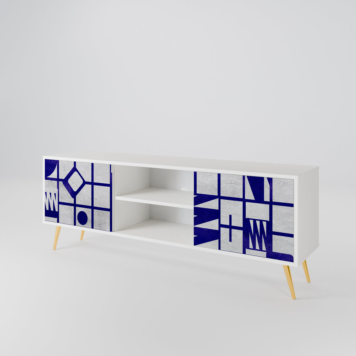 THE RIGHT PLACES 2-Door TV Cabinet