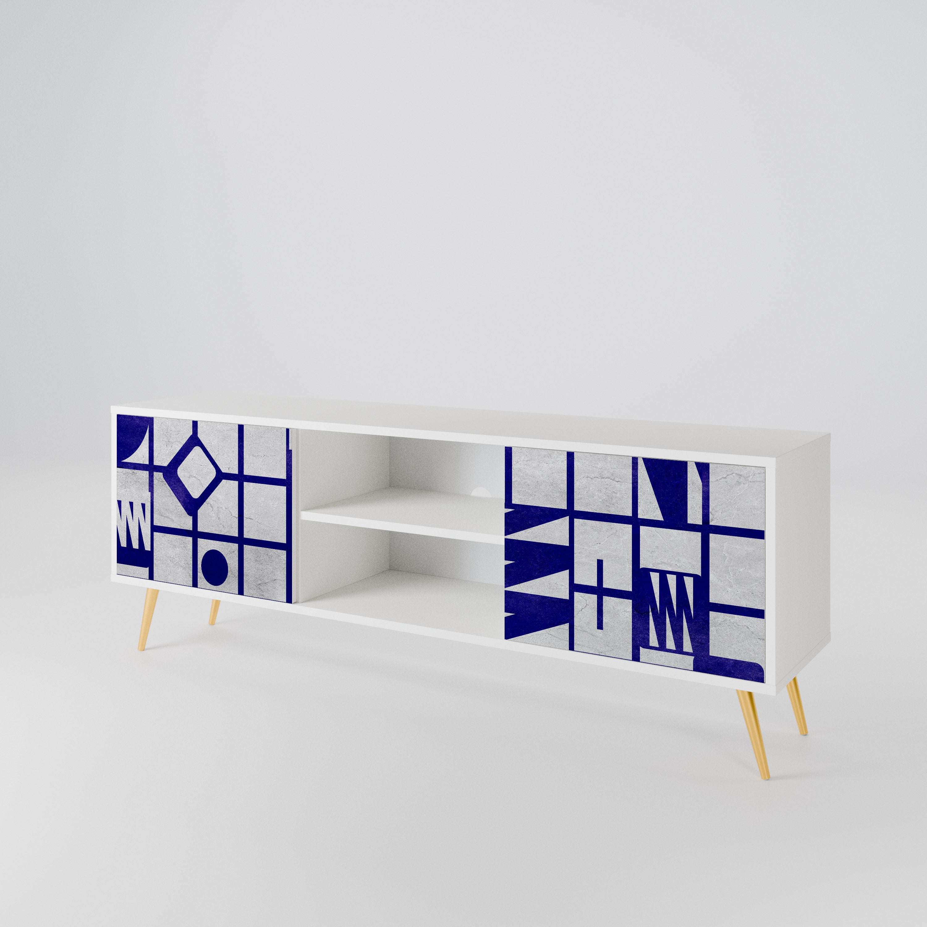 THE RIGHT PLACES 2-Door TV Cabinet